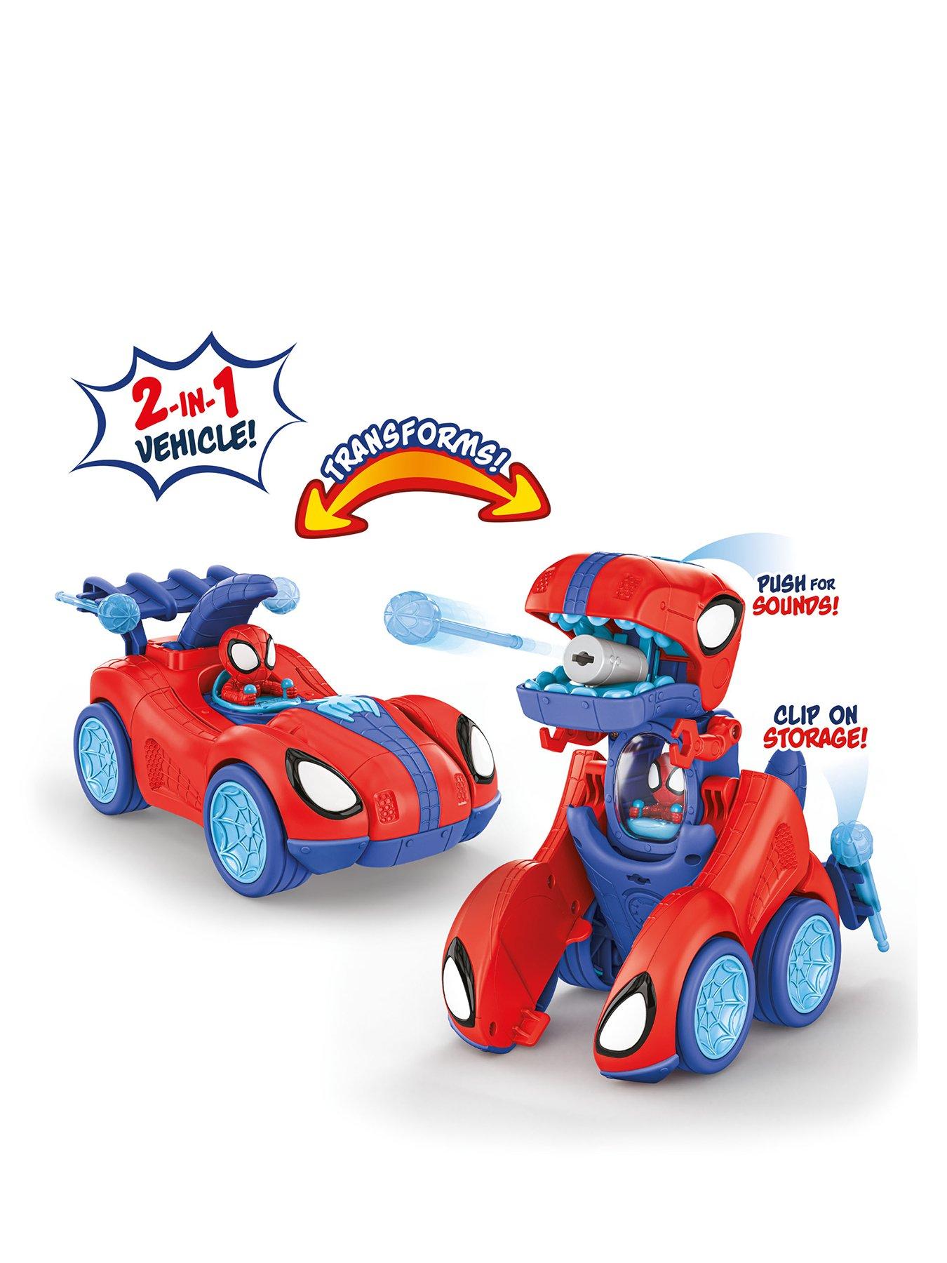 Spidey and His Amazing Friends Spidey and His Amazing Friends Dino Webs Spidey-Rex Racer