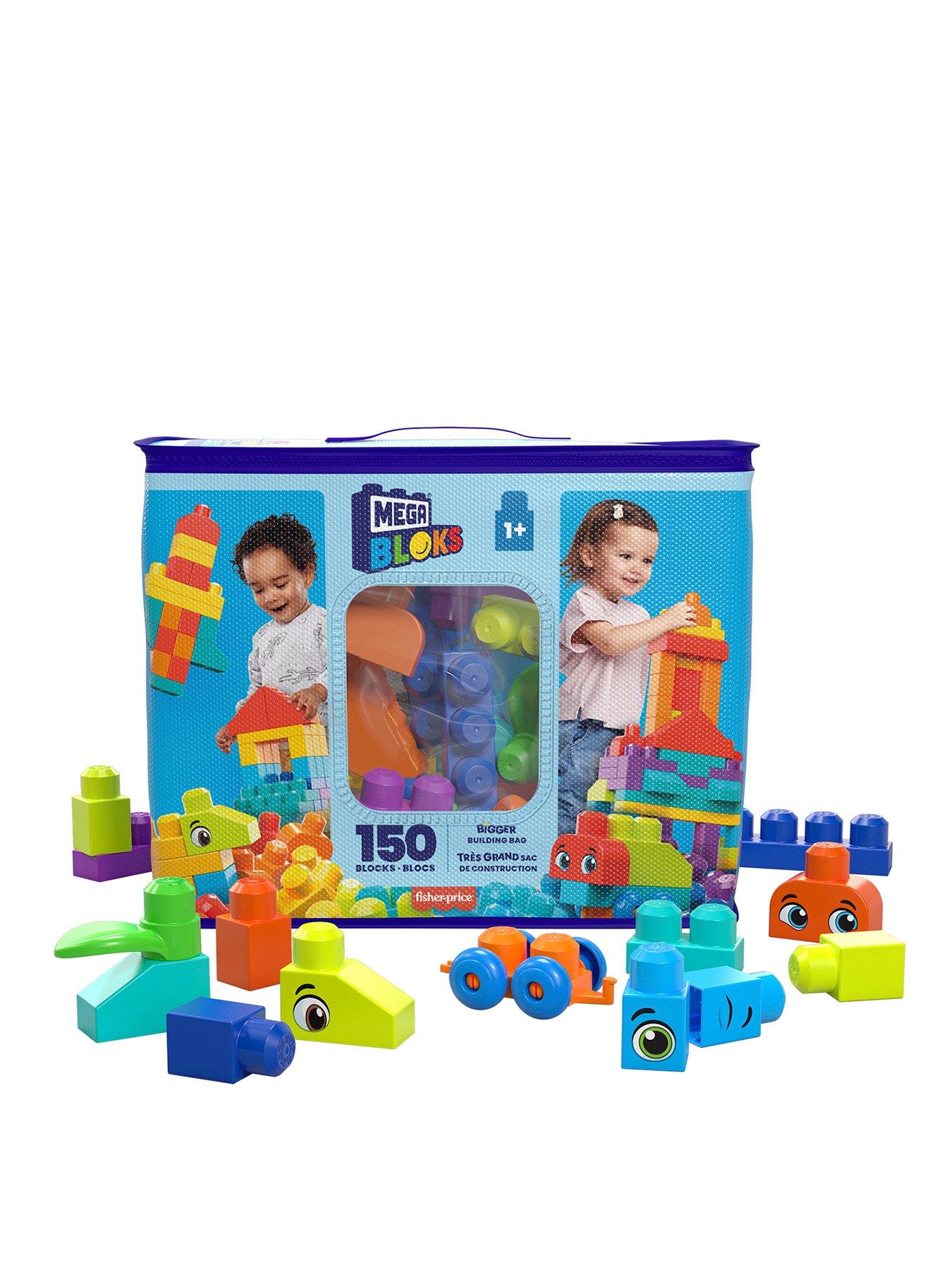 Image 1 of 6 of Mega Bloks Mega Bloks First Builders Big Building Bag (150pc Classic)
