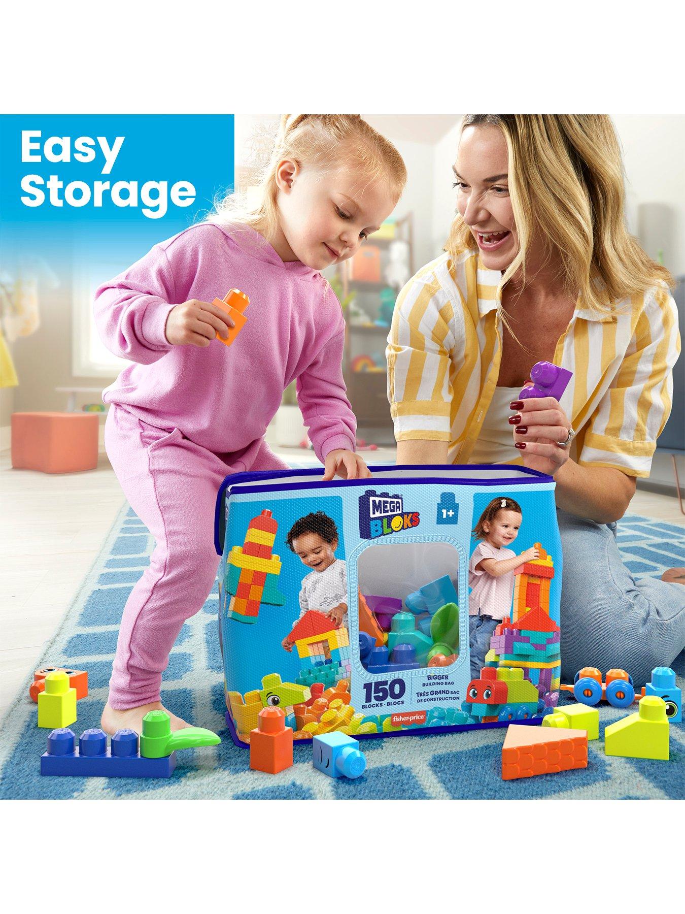 Image 6 of 6 of Mega Bloks Mega Bloks First Builders Big Building Bag (150pc Classic)