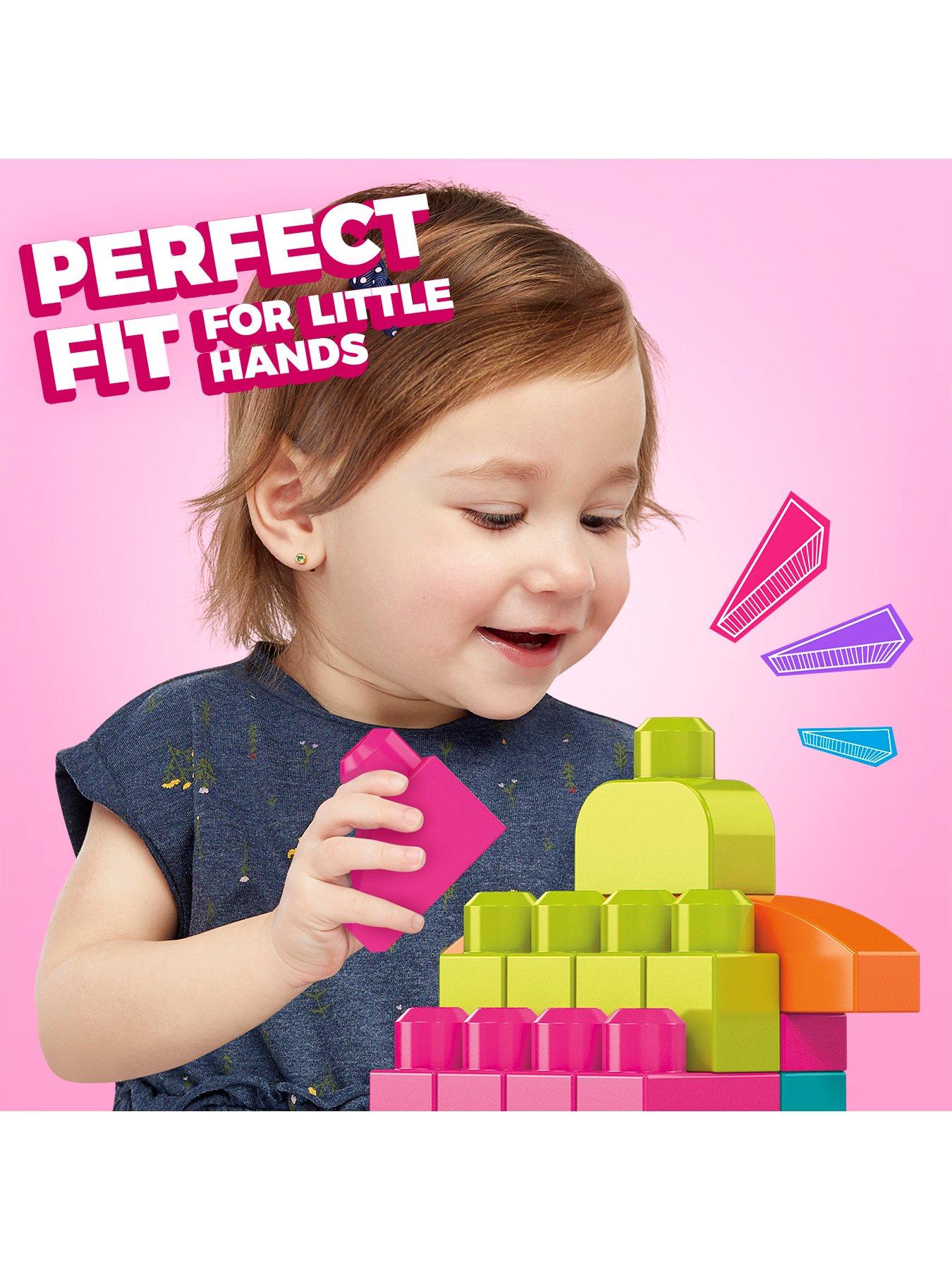 Image 2 of 8 of Mega Bloks First Builders Pink 60 Piece Bag