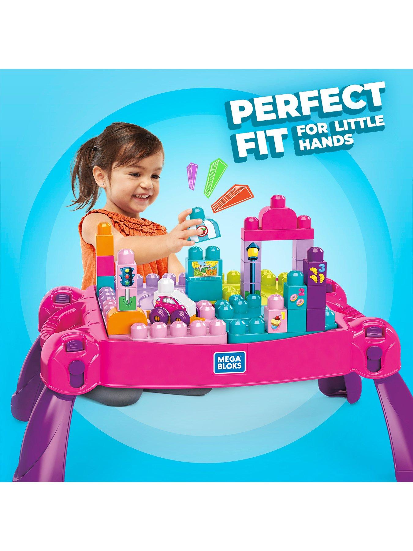 Image 2 of 7 of MEGA Mega Bloks Build &amp; Learn Table Pink
