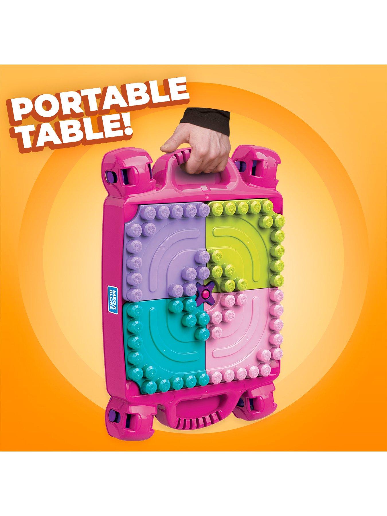 Image 4 of 7 of MEGA Mega Bloks Build &amp; Learn Table Pink