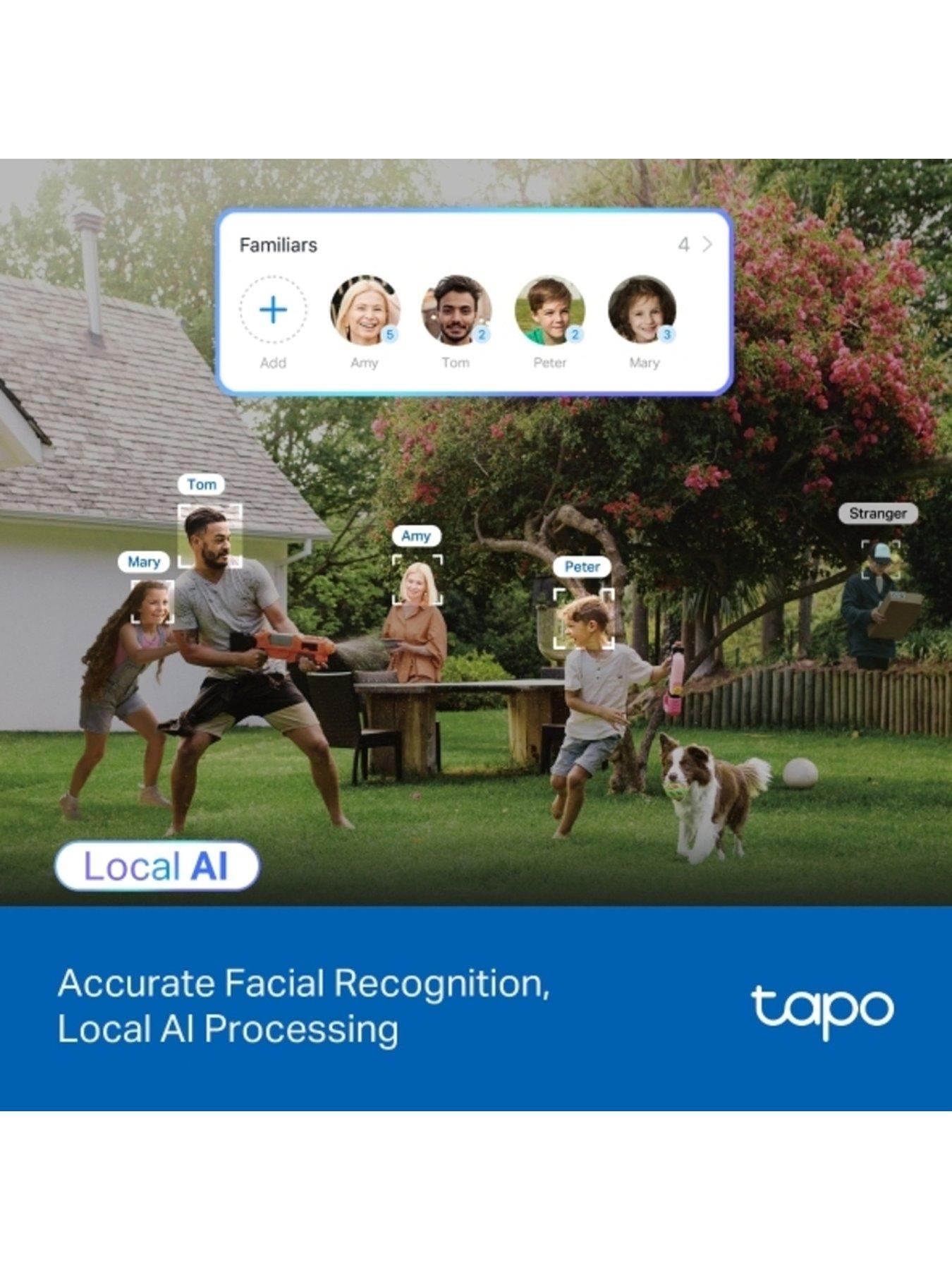 Image 3 of 7 of TP Link Tapo C560WS 4K Pan &amp; Tilt Dual Lens Outdoor Smart Security Camera with Local Facial Recognition