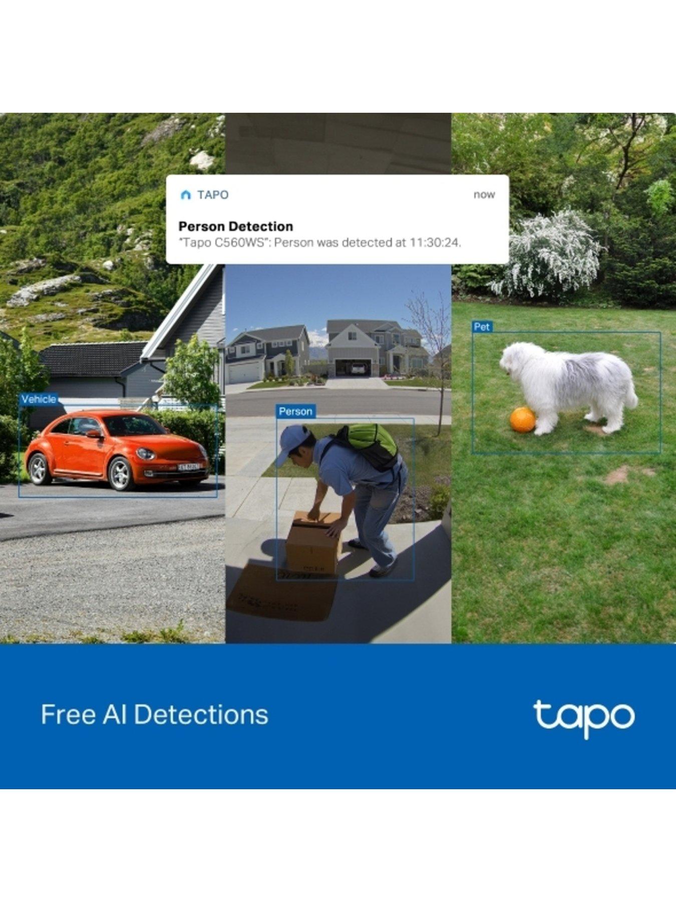 Image 5 of 7 of TP Link Tapo C560WS 4K Pan &amp; Tilt Dual Lens Outdoor Smart Security Camera with Local Facial Recognition
