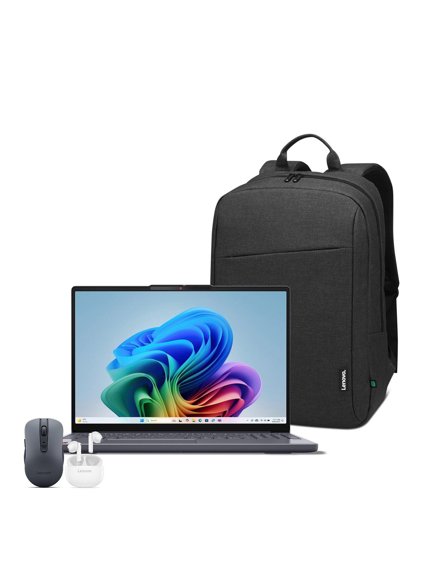 lenovo-ideapad-slim-3-copilot-pc-153in-snapdragon-x-16gb-ram-512gb-ssd-with-mouse-backpack-amp-earbuds