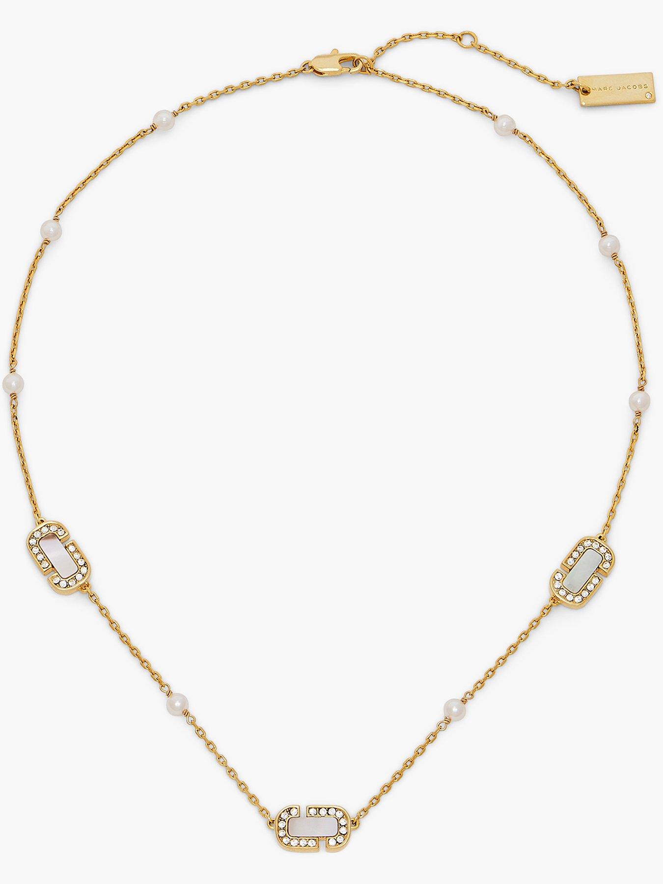 MARC JACOBS J Marc Luxe Mop Chain Necklace