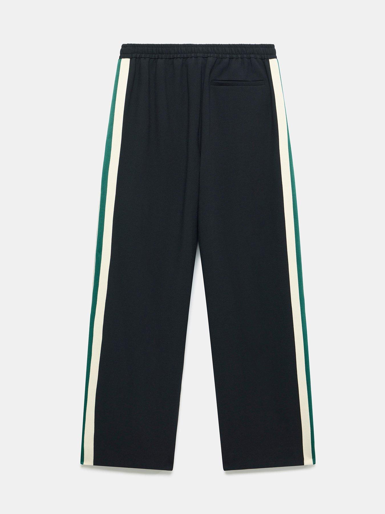 Image 6 of 6 of Mint Velvet Side Stripe Trousers - Black