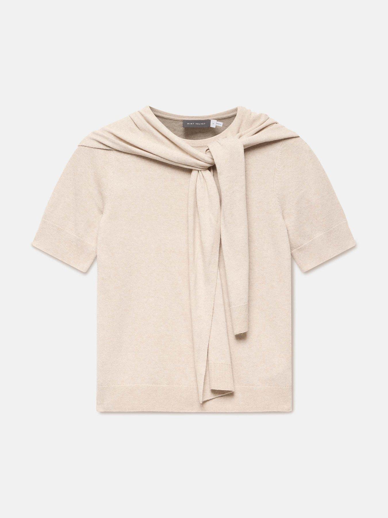 mint-velvet-neutral-scarf-knit-top-creamdetail