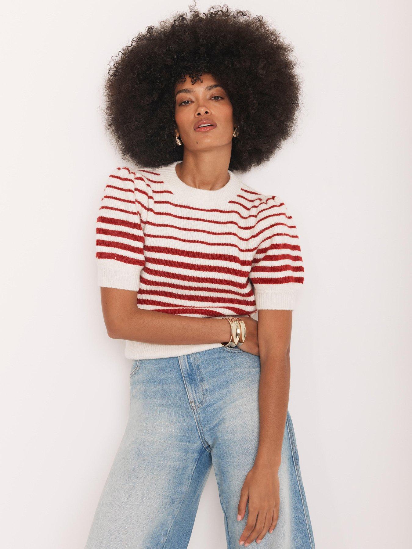 mint-velvet-stripe-puff-sleeve-knit-top-redoutfit