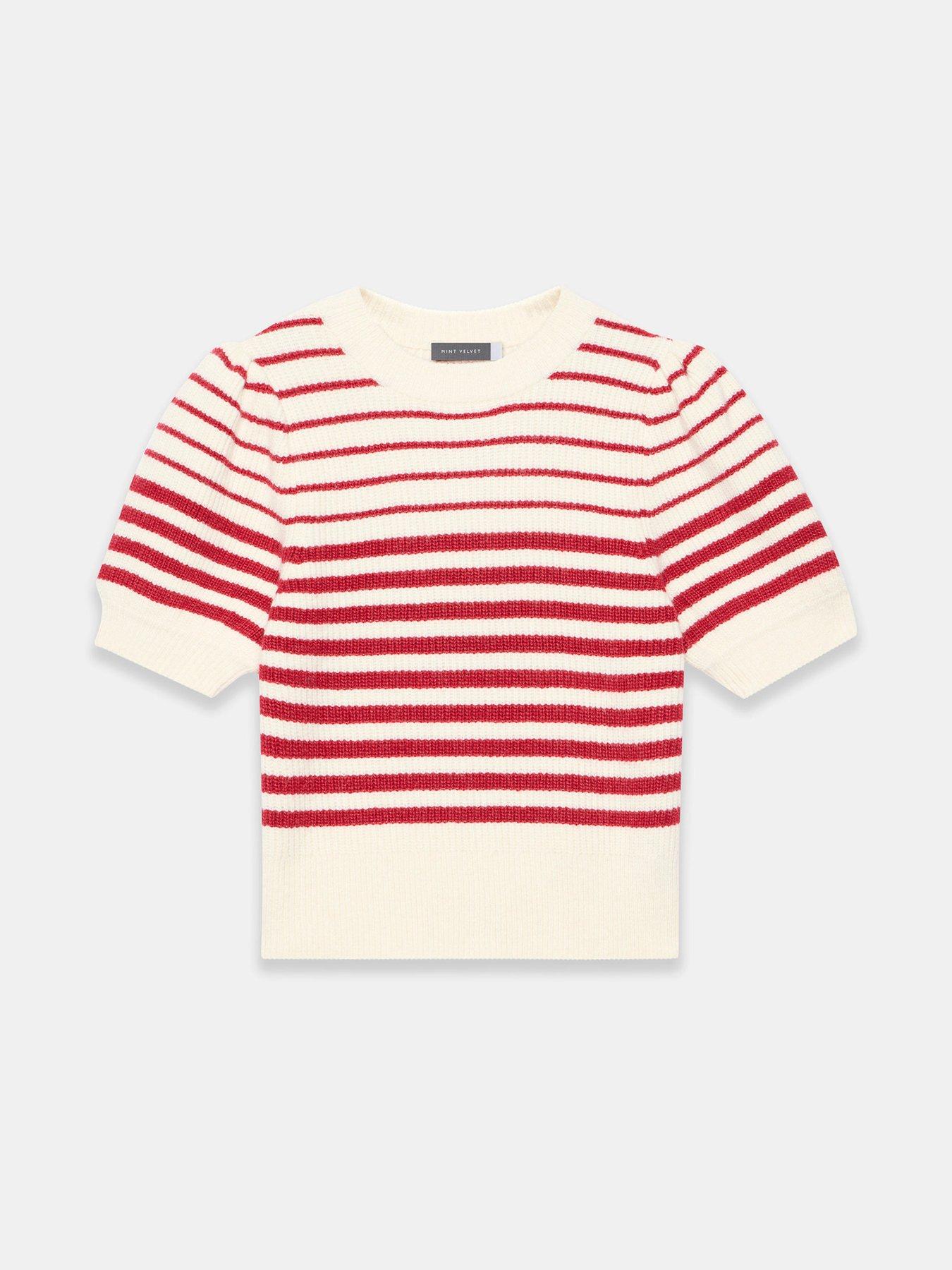 mint-velvet-stripe-puff-sleeve-knit-top-reddetail
