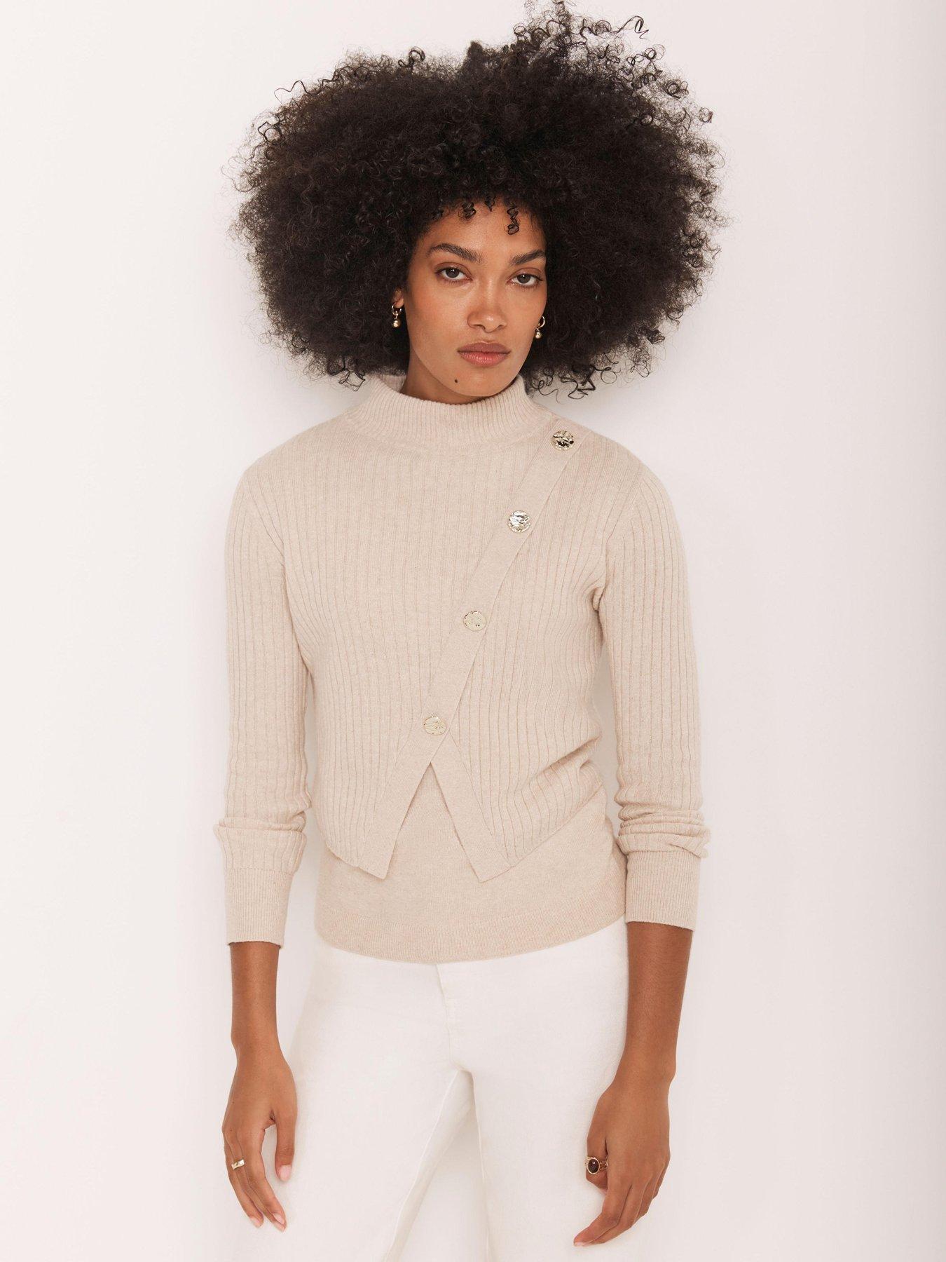 mint-velvet-neutral-double-layer-jumper-creamoutfit