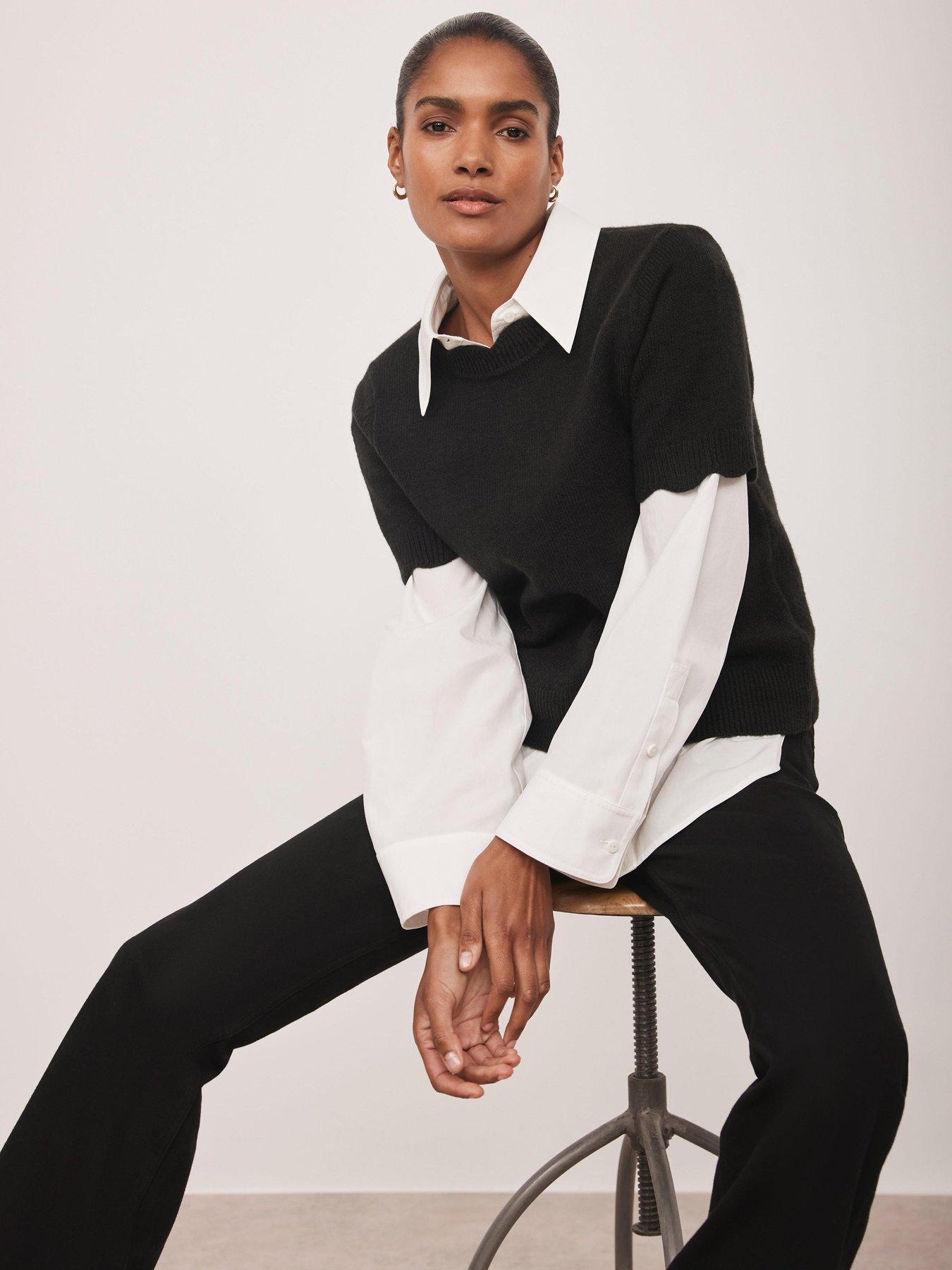 mint-velvet-scallop-knit-top-black