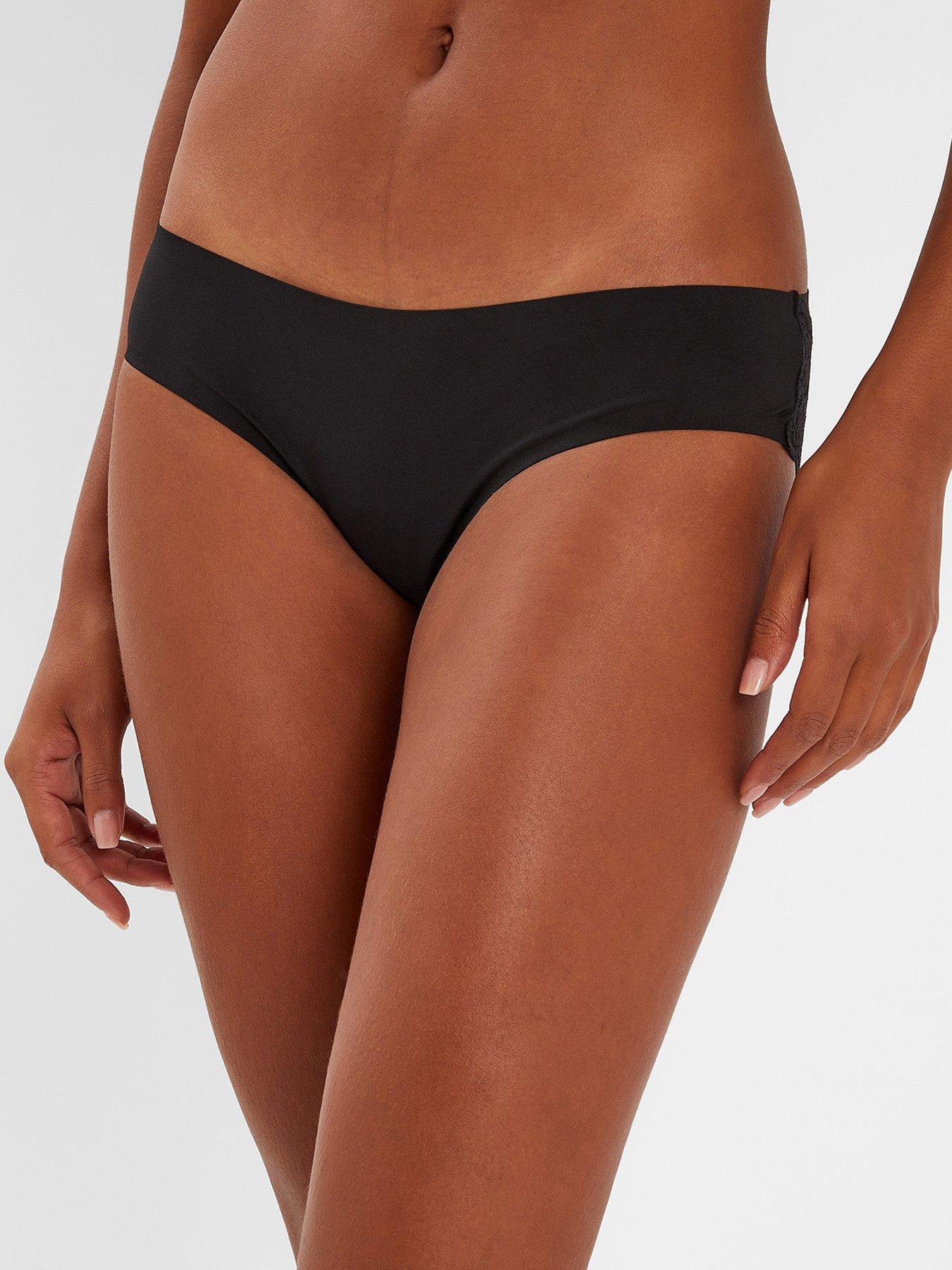 Image 4 of 5 of Accessorize 2-pack Lace-back Briefs - Multi
