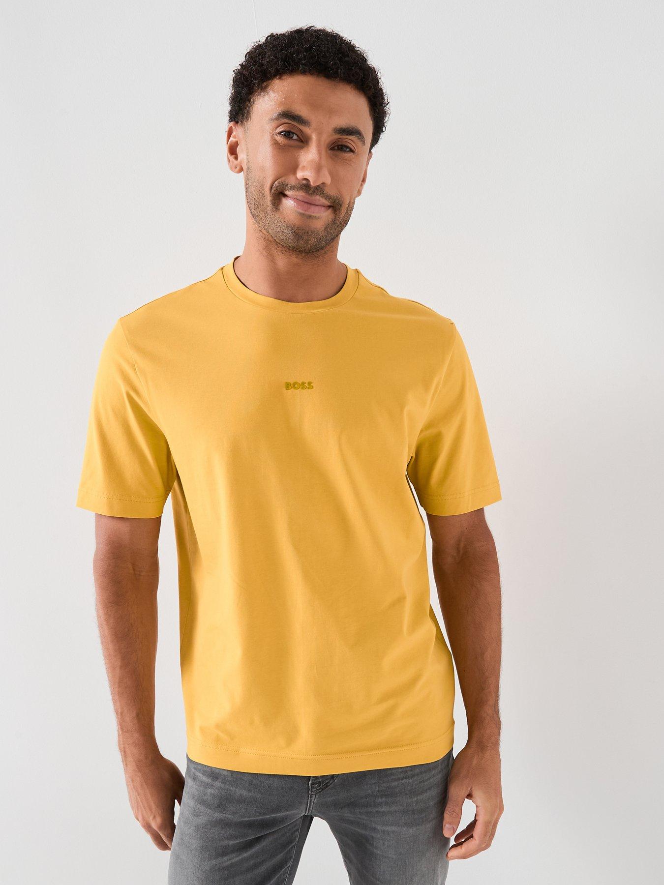 BOSS Boss Tchup Centre Logo T-shirt - Yellow