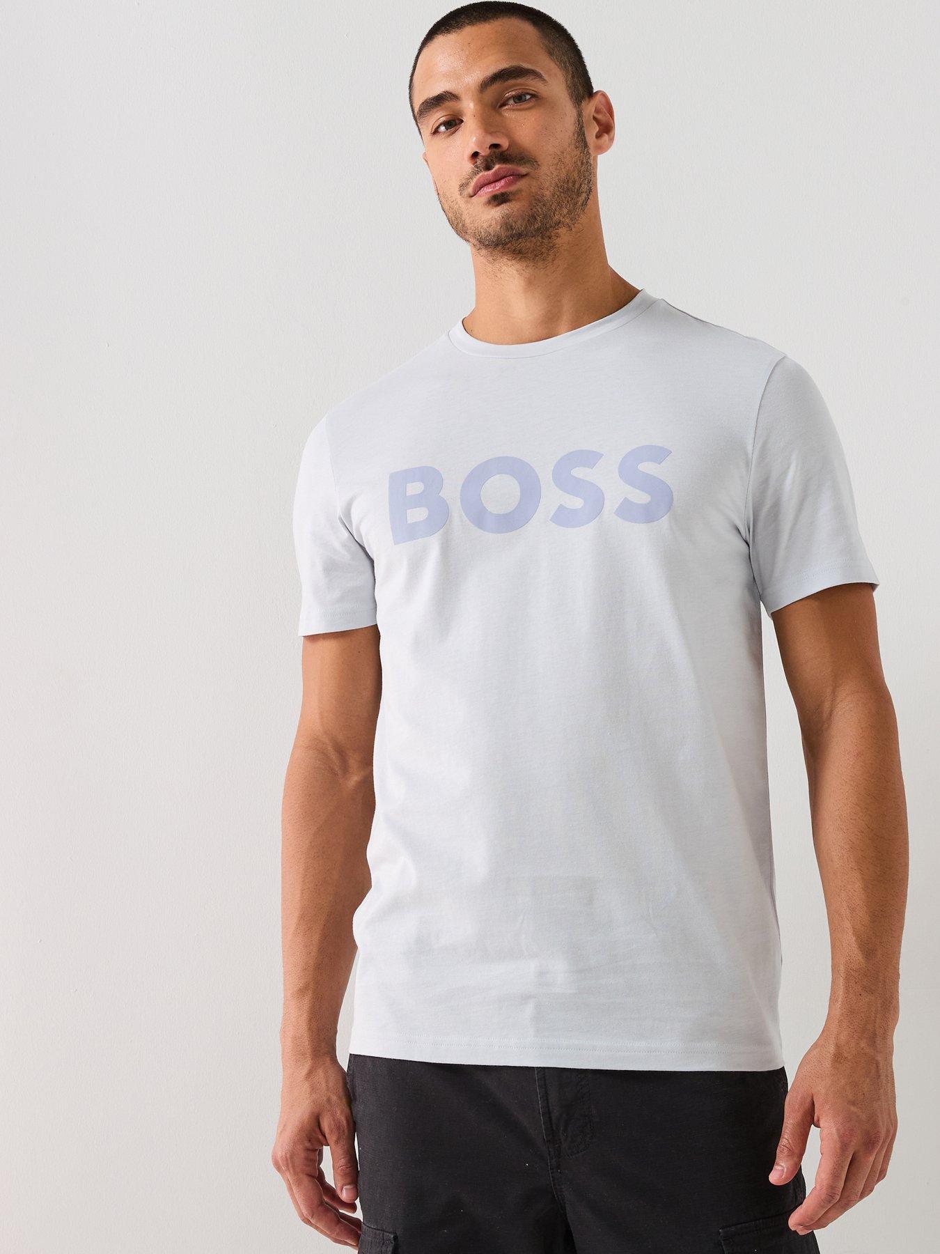 boss-thinking-1-regular-fit-large-logo-t-shirt-grey