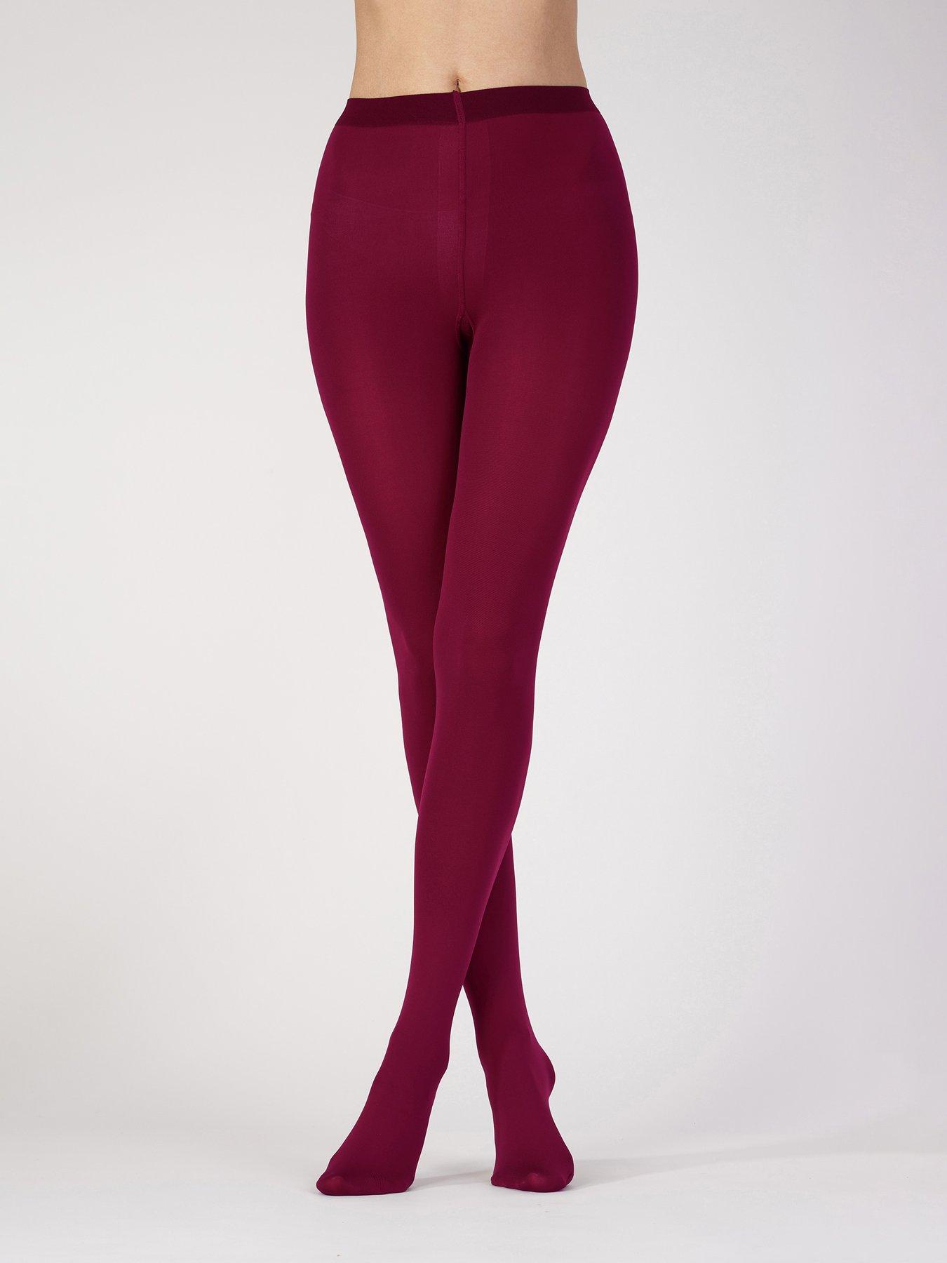 Image 1 of 5 of Aristoc 60 Denier Opaque Tights&nbsp;- Red