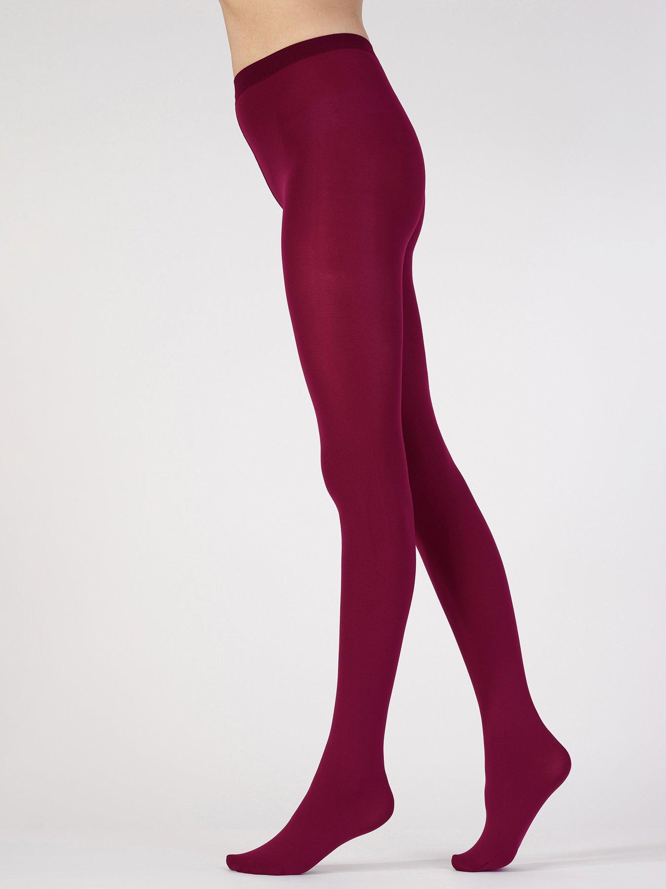 Image 2 of 5 of Aristoc 60 Denier Opaque Tights&nbsp;- Red