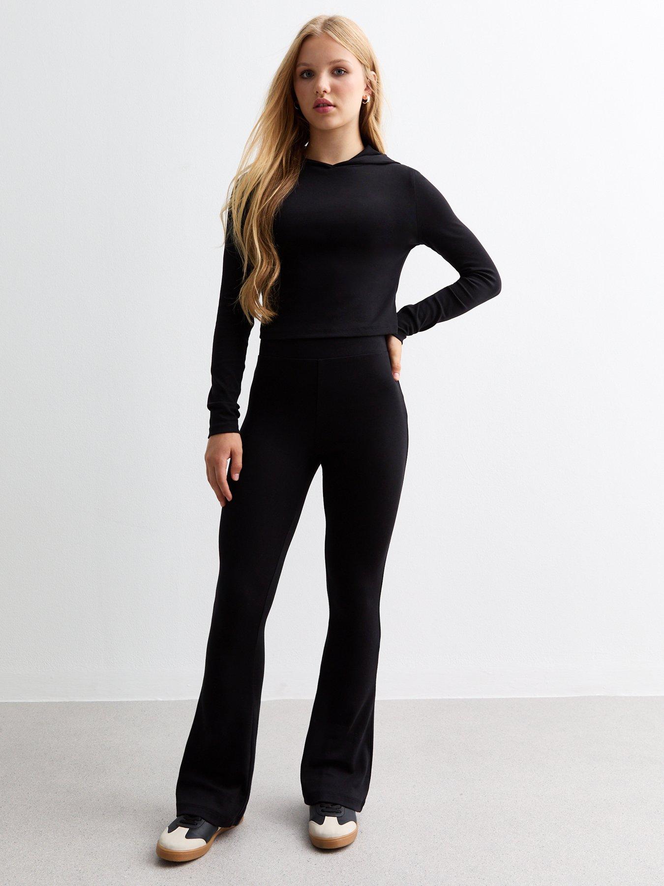 New Look 915 Girls Flared Leggings - Black
