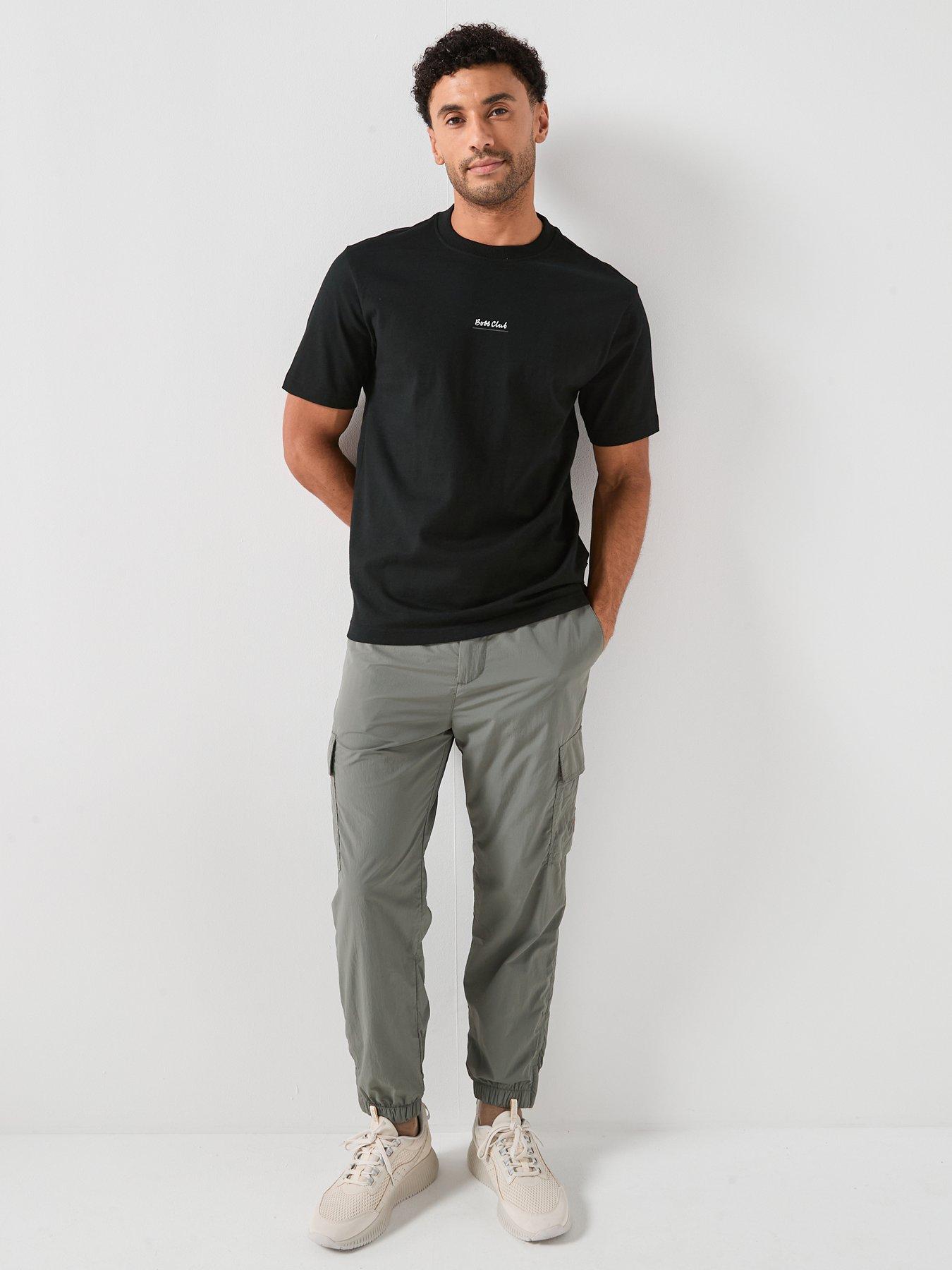 Image 3 of 4 of BOSS Boss Sracky-5 Cargo Stretch Nylon Trousers - Green
