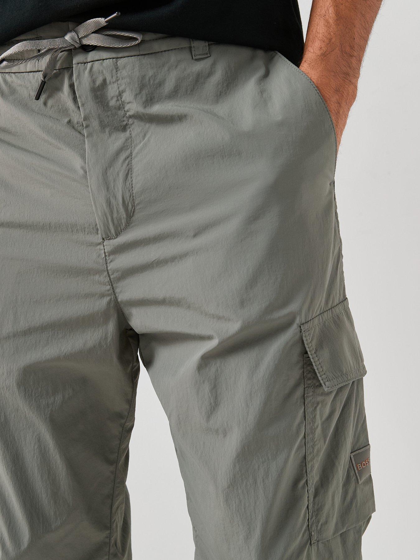 Image 4 of 4 of BOSS Boss Sracky-5 Cargo Stretch Nylon Trousers - Green