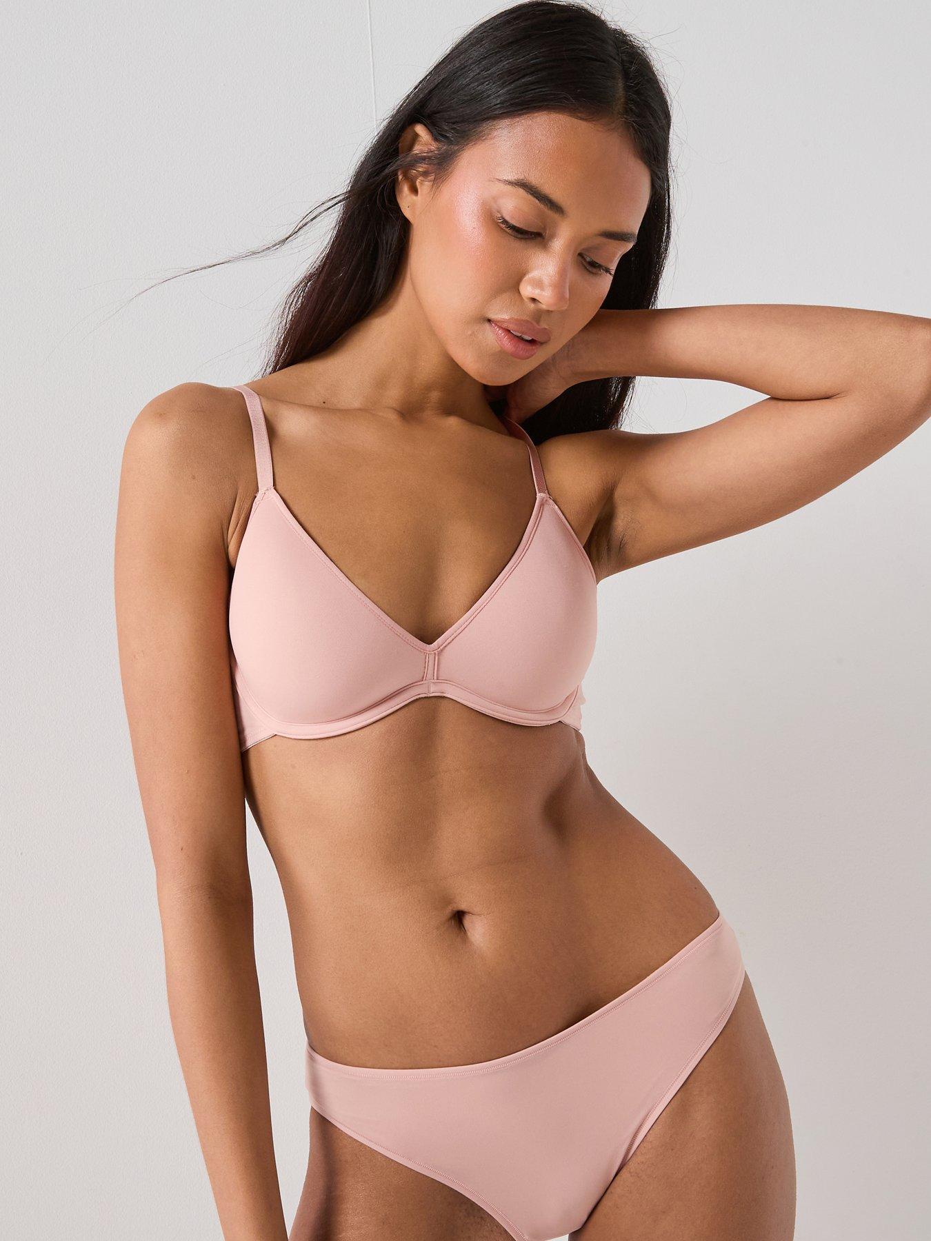 Image 5 of 5 of DORINA Dorina Noalight Padded Plunge - Pink