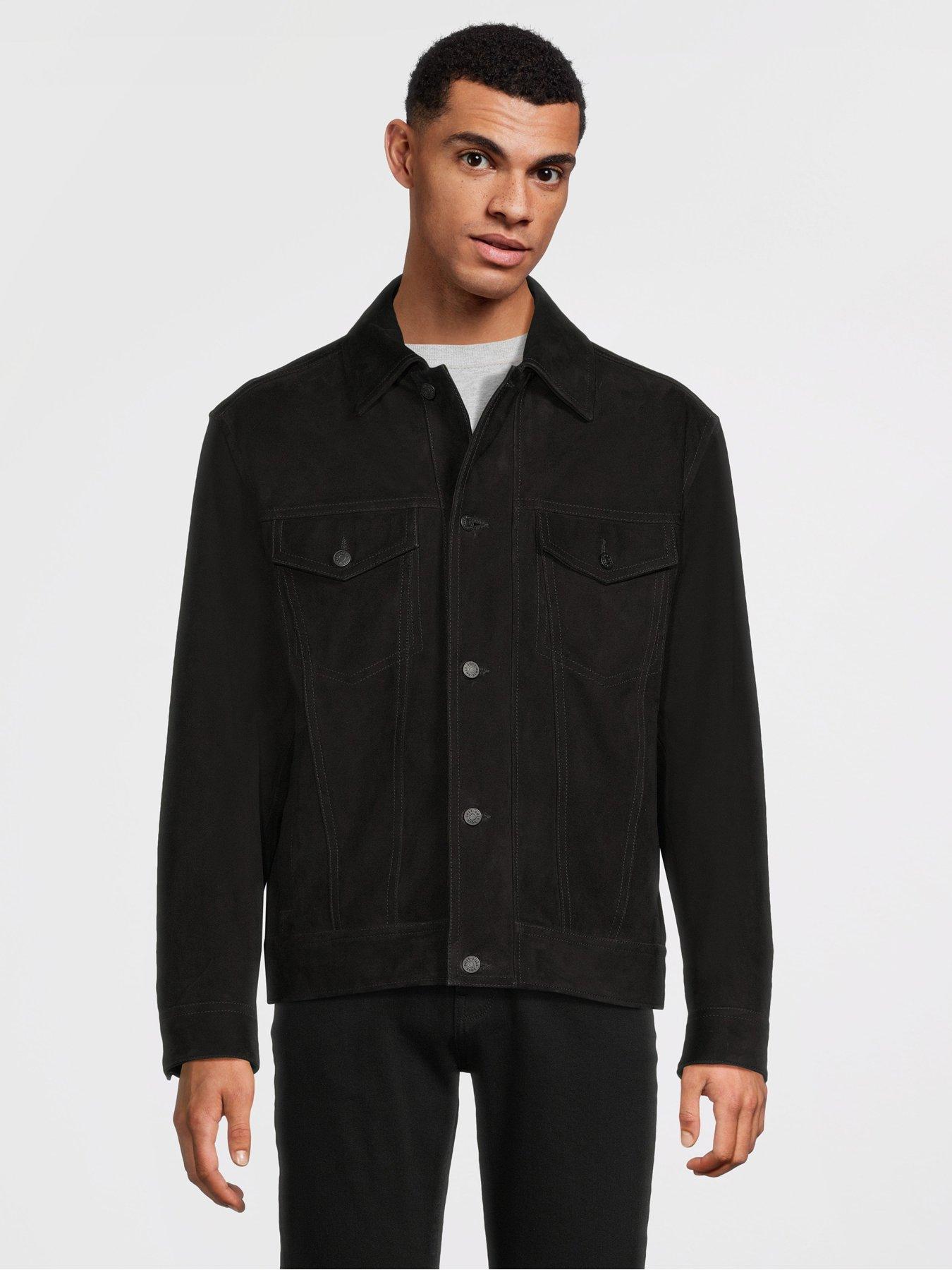 boss-johot-suede-western-jacket-black