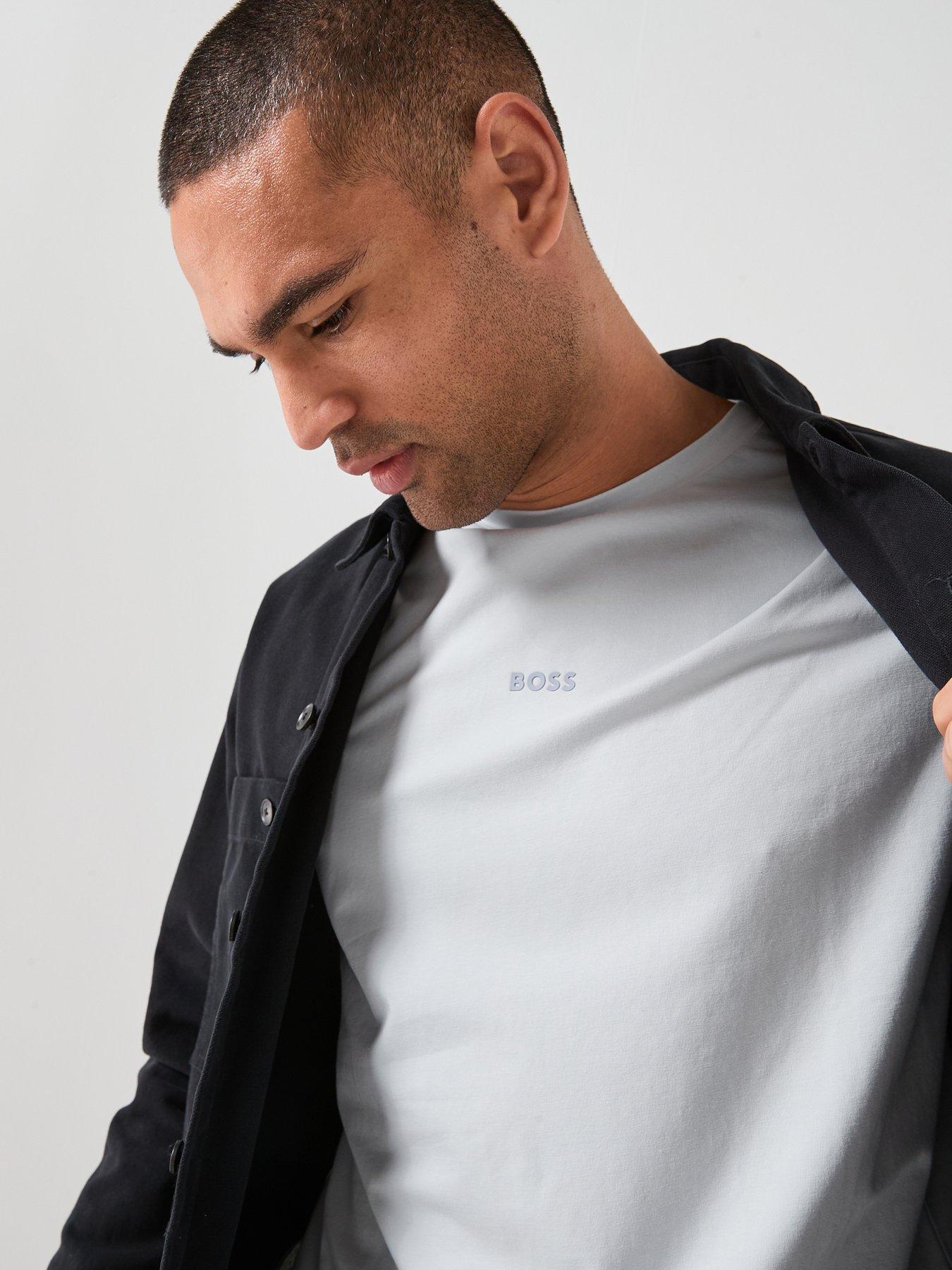 boss-tchup-centre-logo-t-shirt-light-greydetail