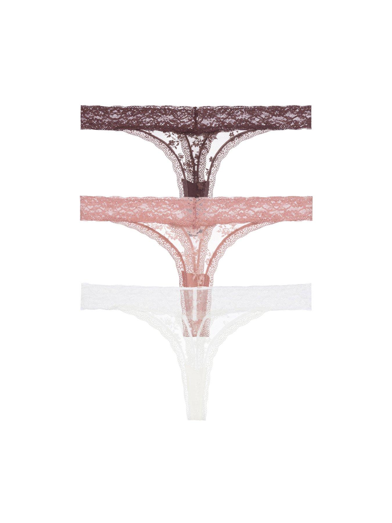 DORINA Dorina Lana 3ppthong - Ivory / Brown/ Pink