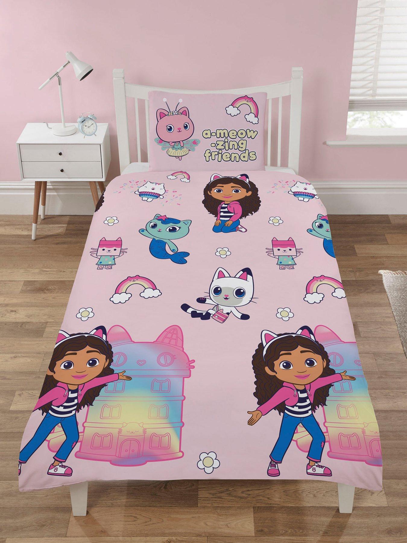 Gabbys Dollhouse Gabbys Dollhouse Rainbow House Duvet Set