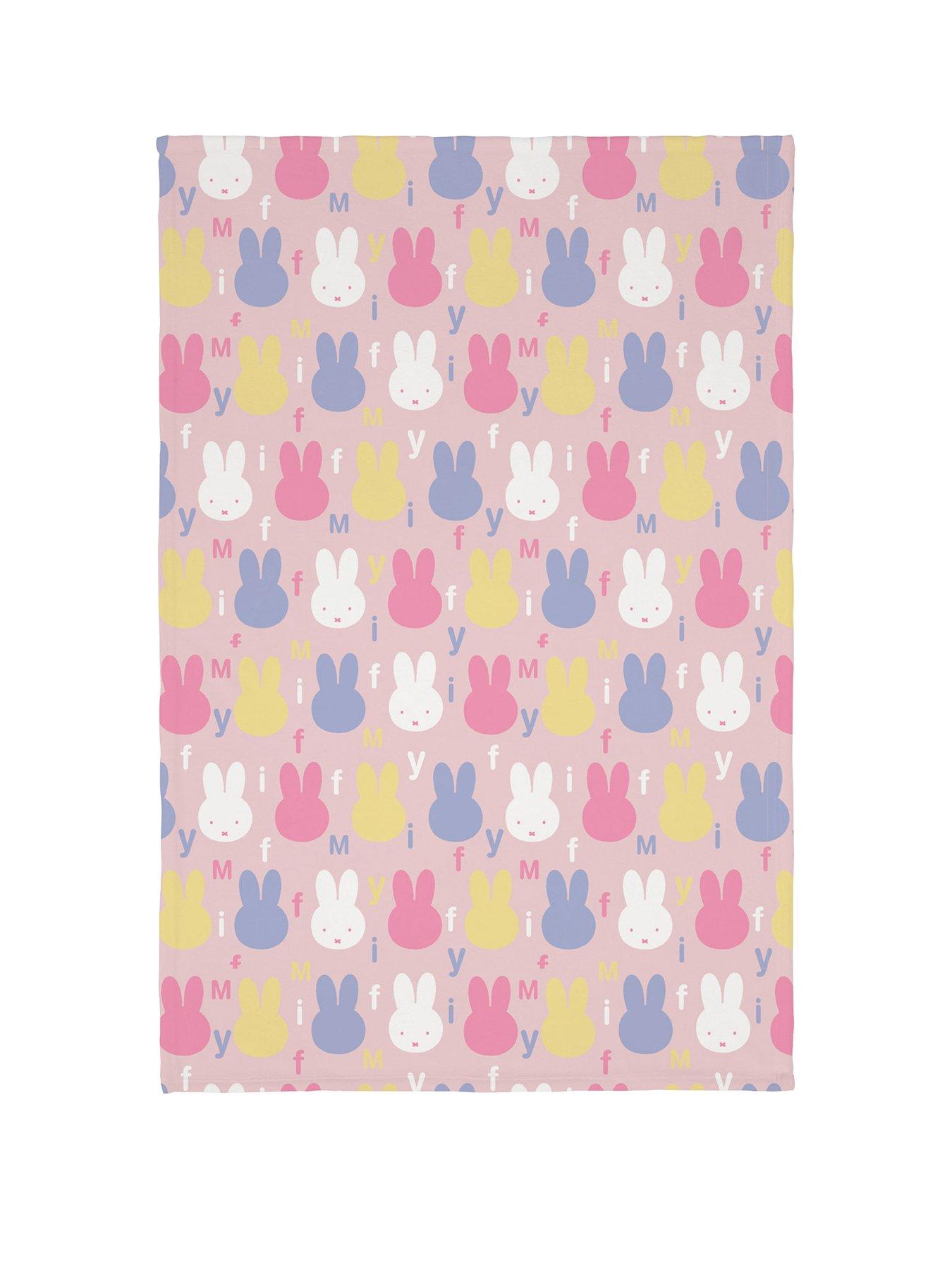 Miffy Miffy Bunnies Coral R-blanket 100x150cm