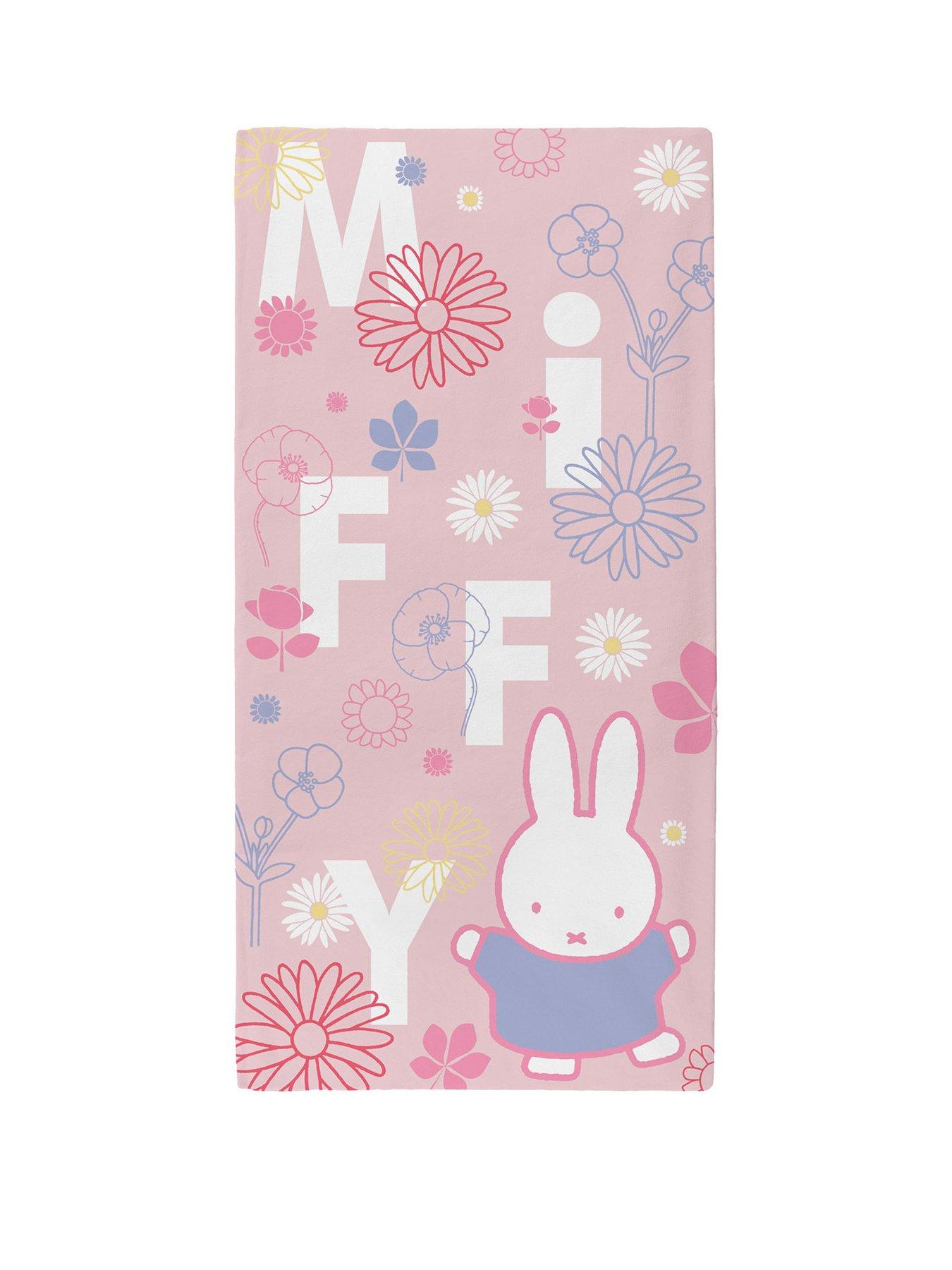 miffy-miffy-floral-towel-70x140cm-100-cottonstillFront
