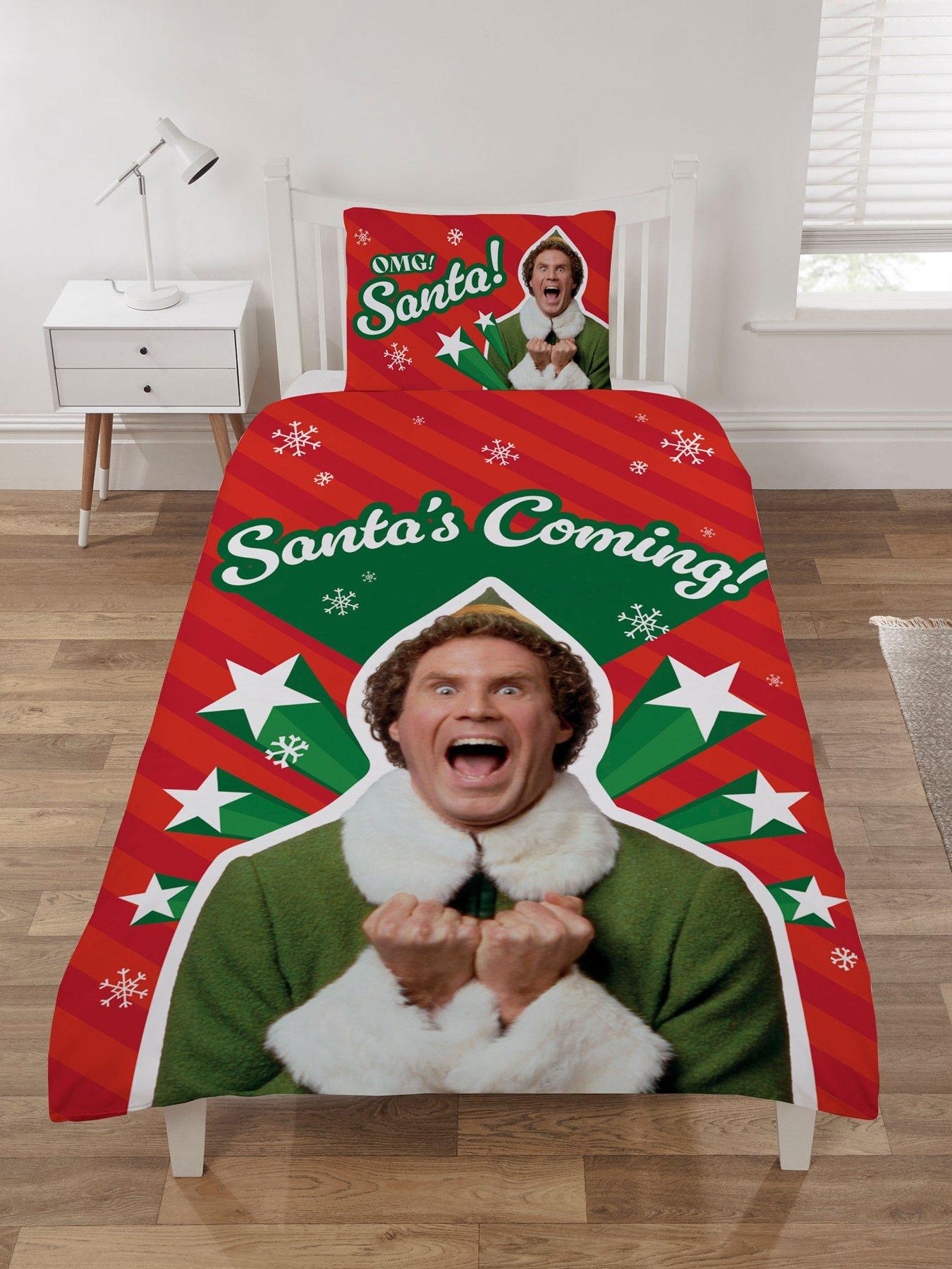 elf-omg-santa-single-christmas-duvet