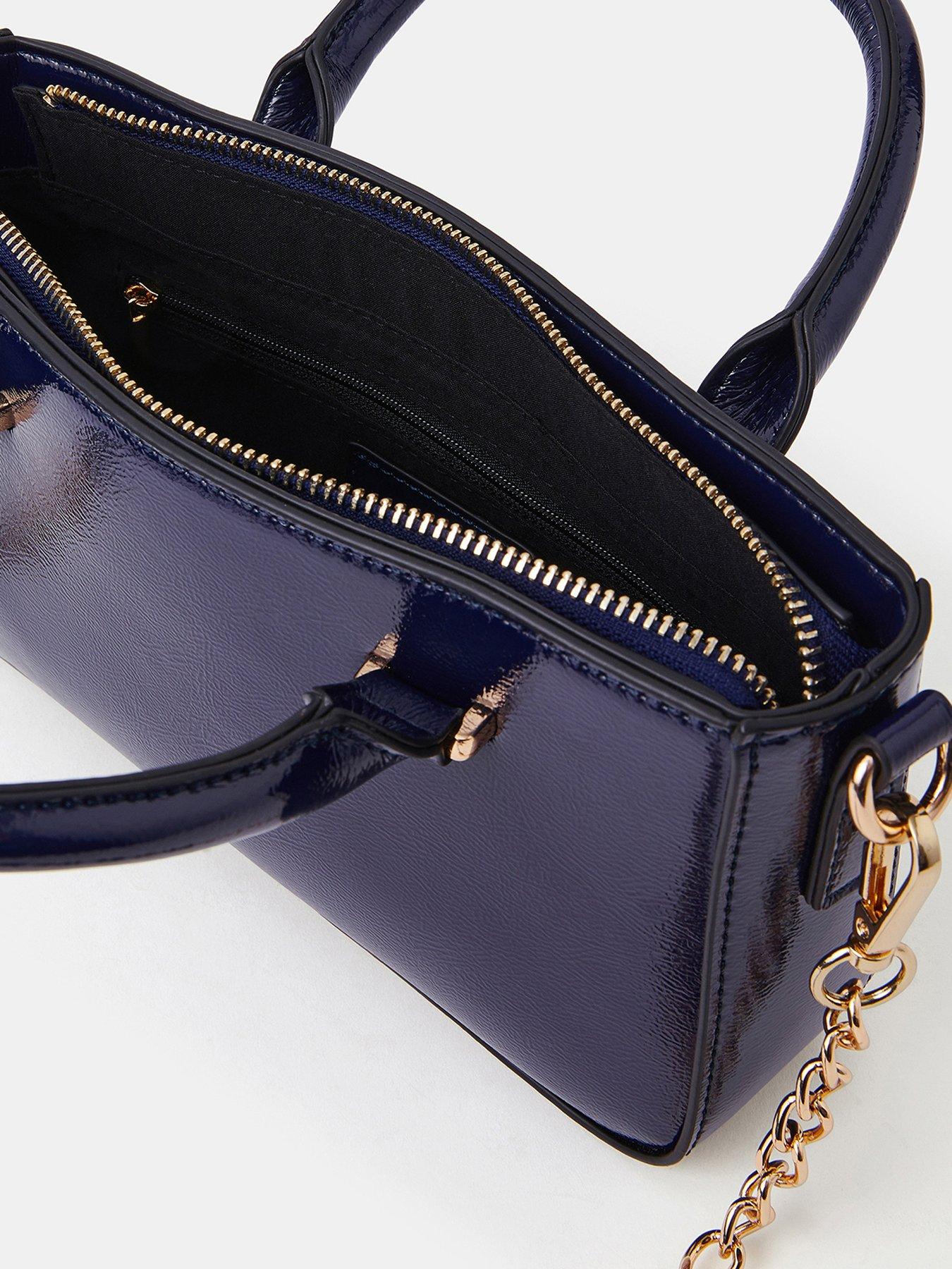 accessorize-patent-crossbody-handbag-navydetail