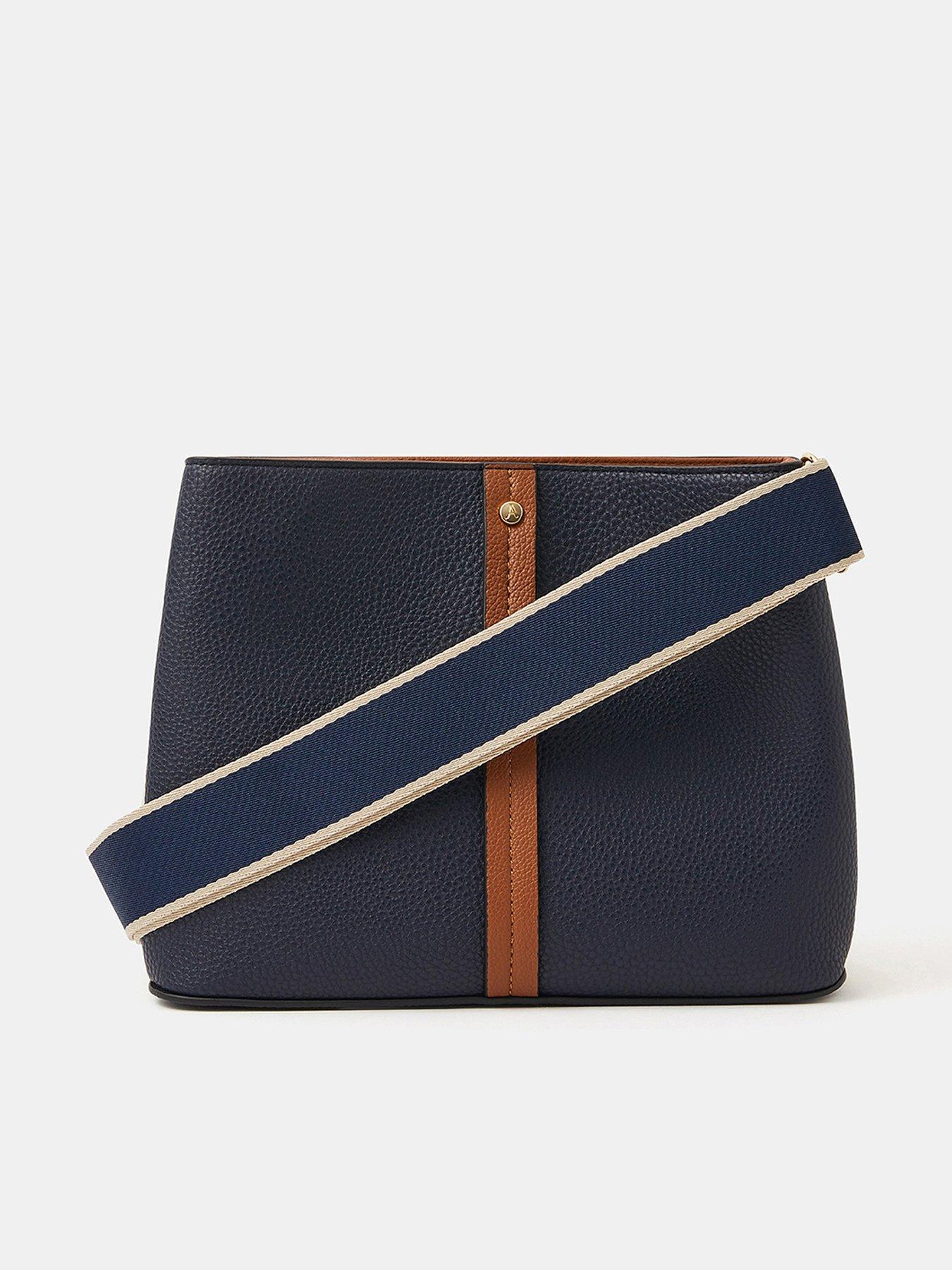 Accessorize Triple Compartment Crossbody Bag - Multi