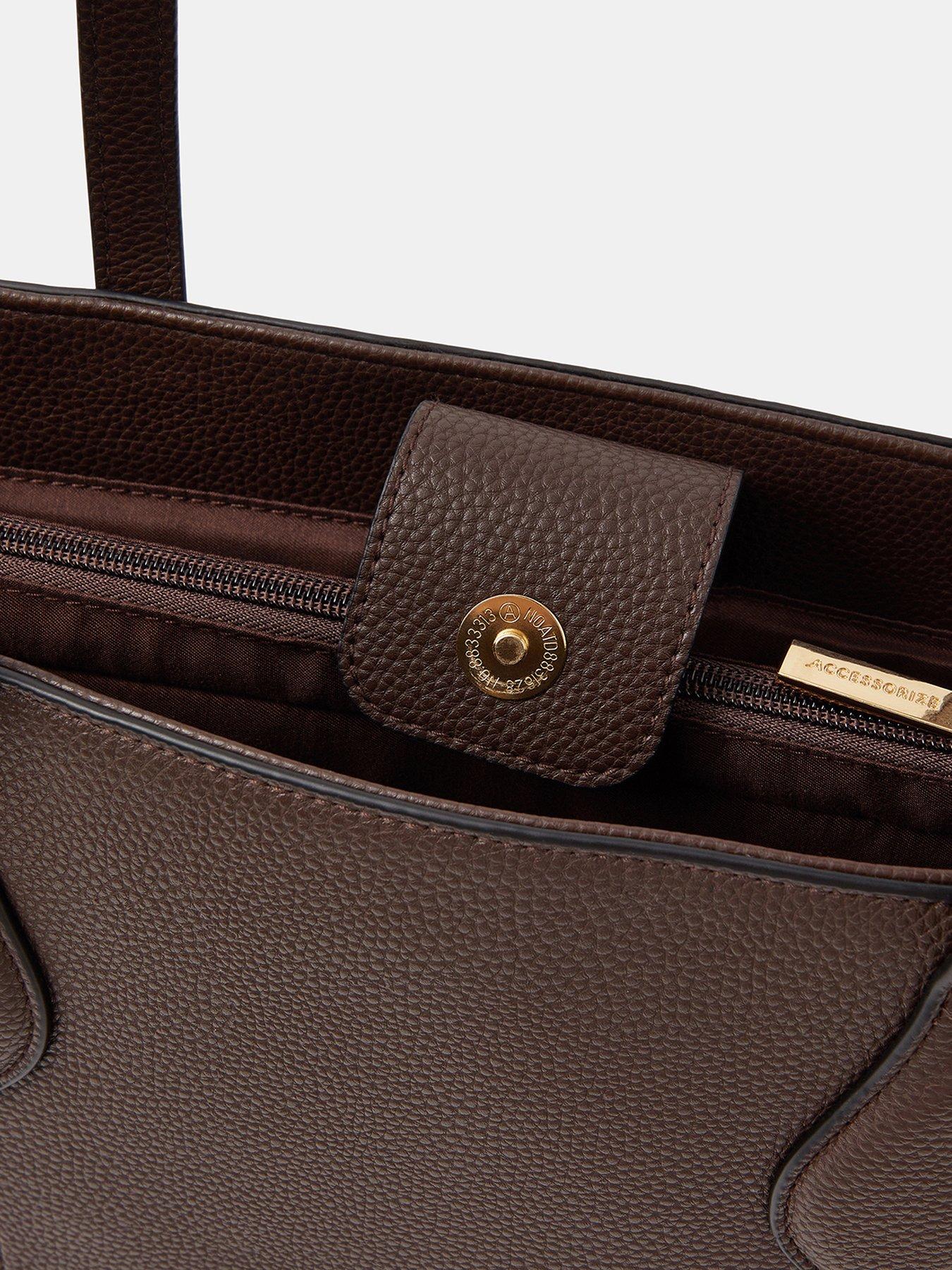 Image 4 of 4 of Accessorize Laptop Tote Bag - Brown