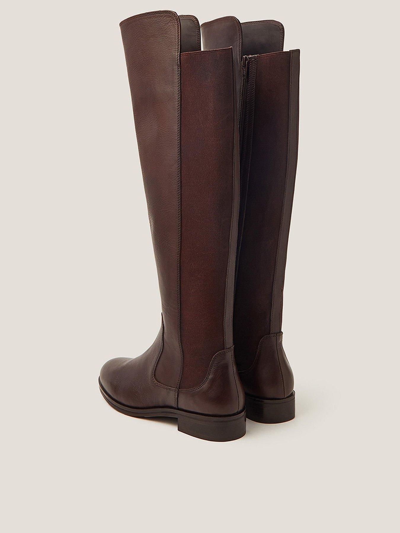 Image 3 of 3 of Monsoon Una Knee High Boot - Chocolate