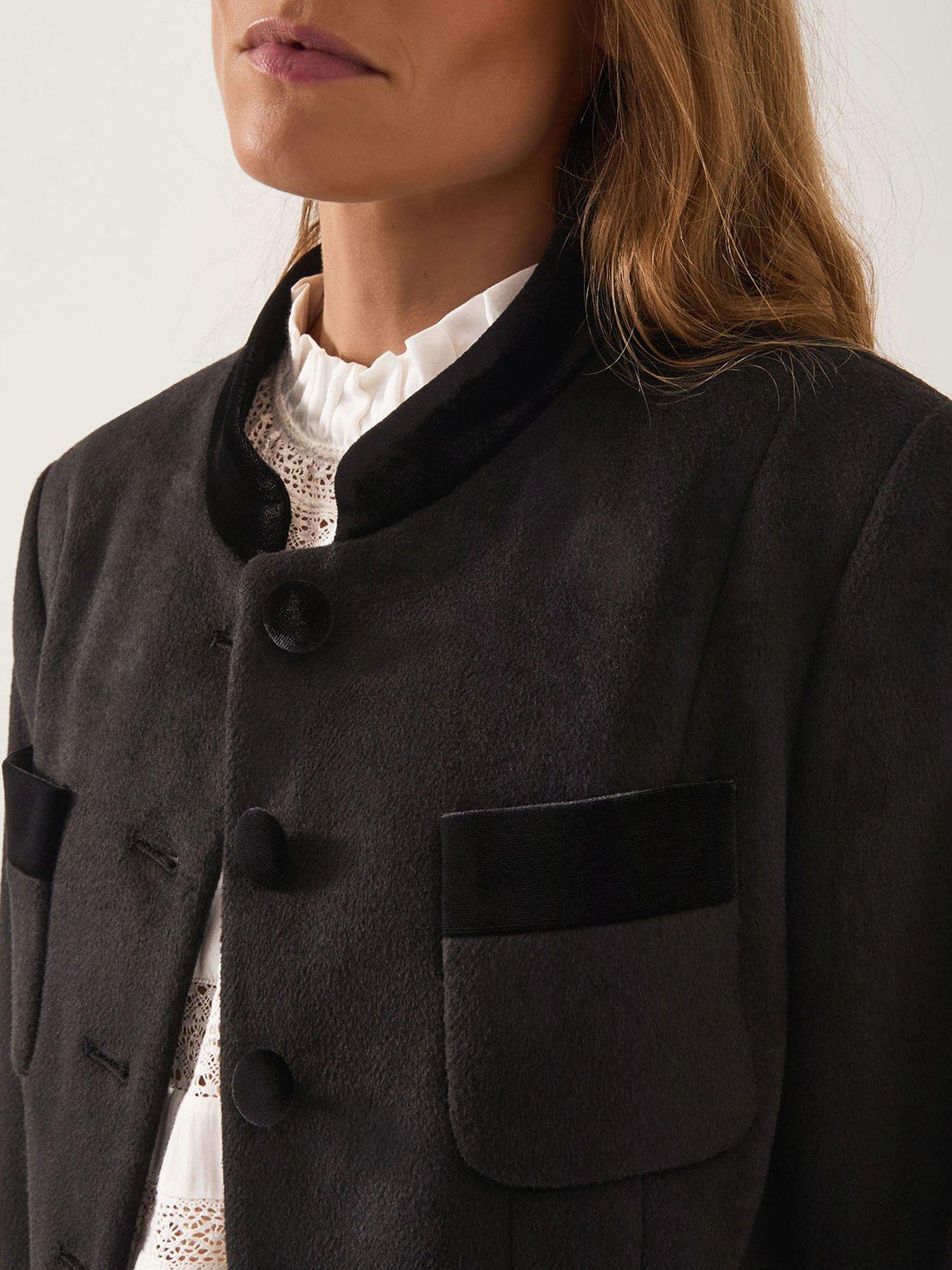 monsoon-viv-velvet-trim-coat-blackoutfit