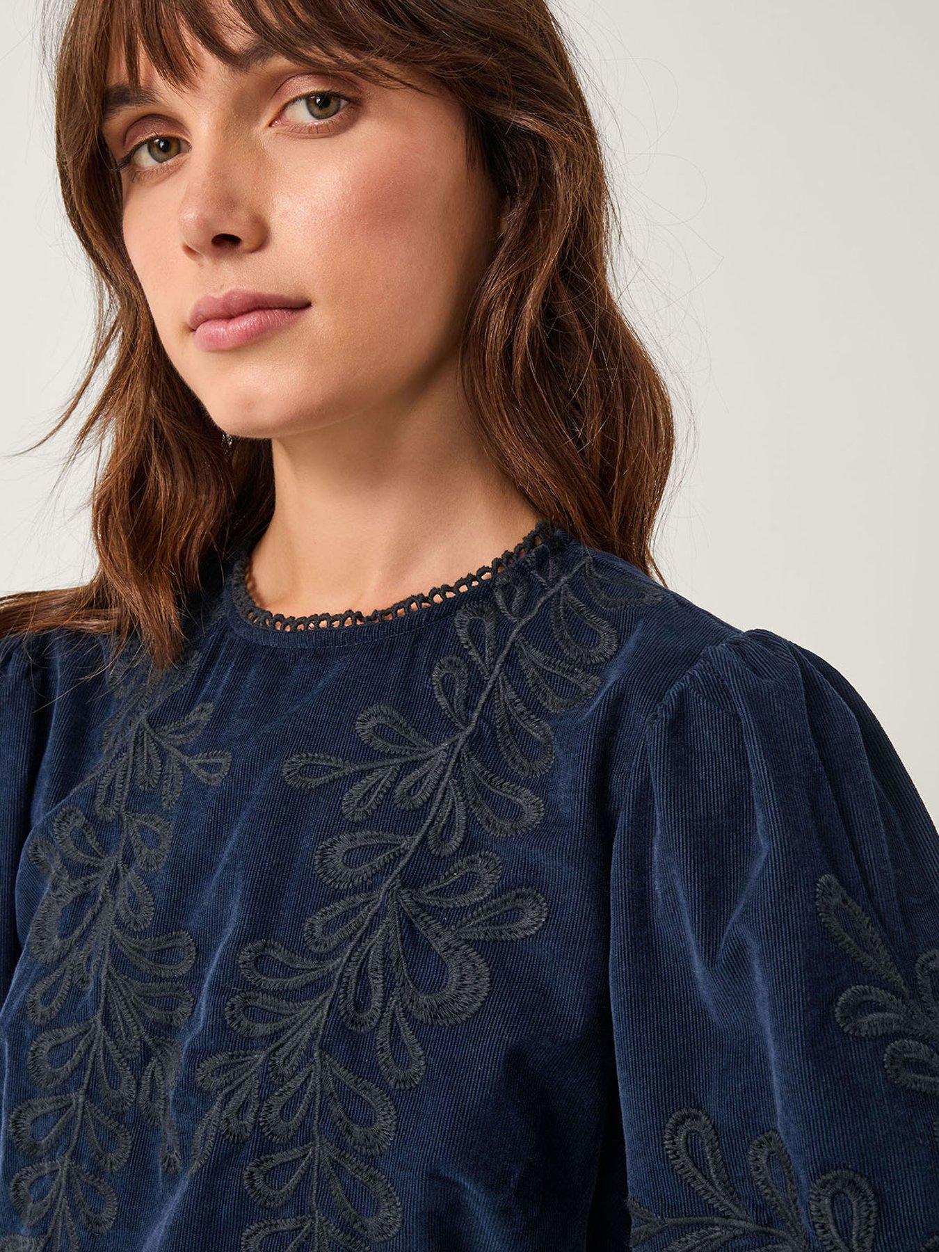 monsoon-leona-cord-dress-navyoutfit