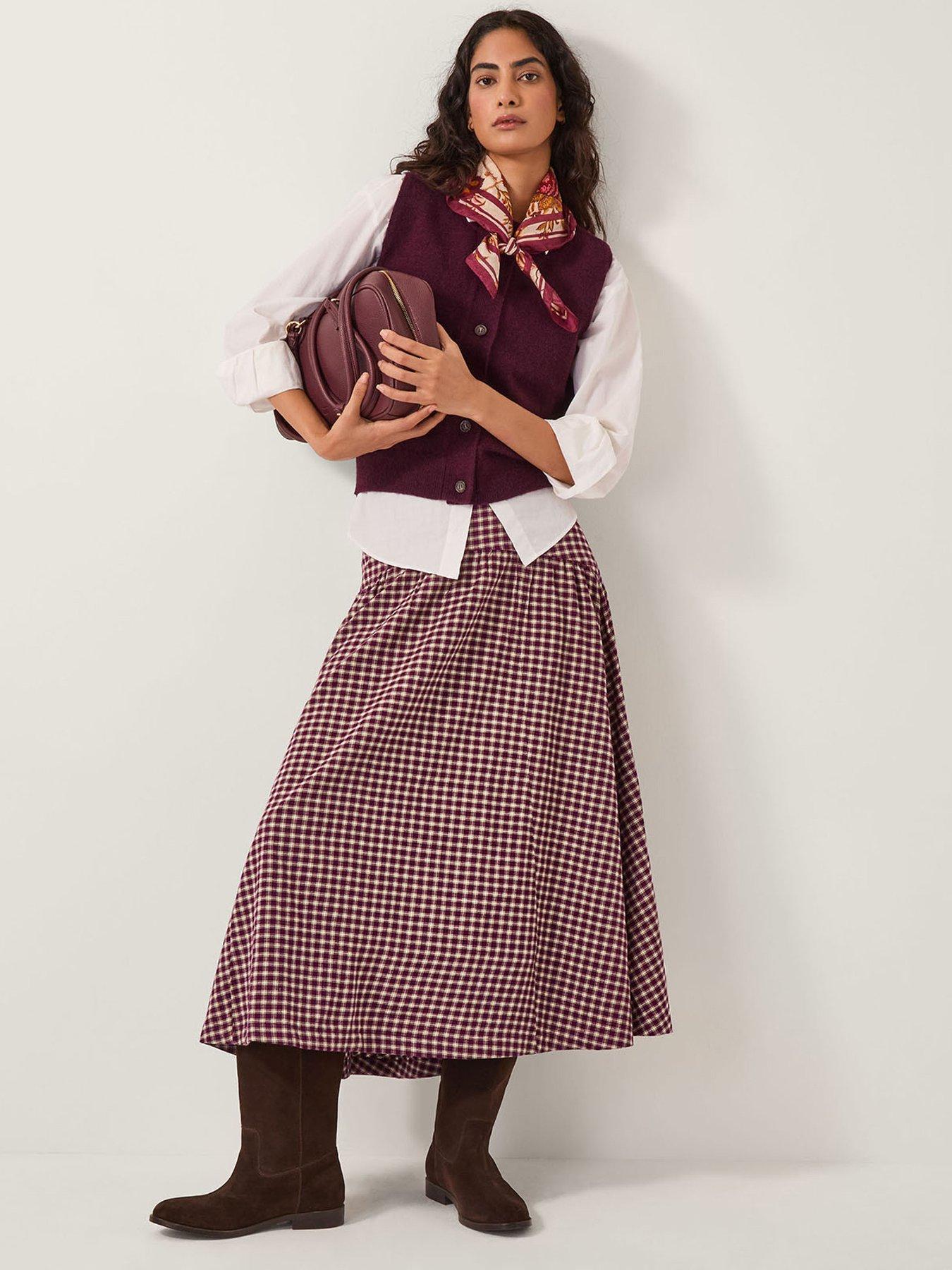 monsoon-agatha-check-skirt-reddetail