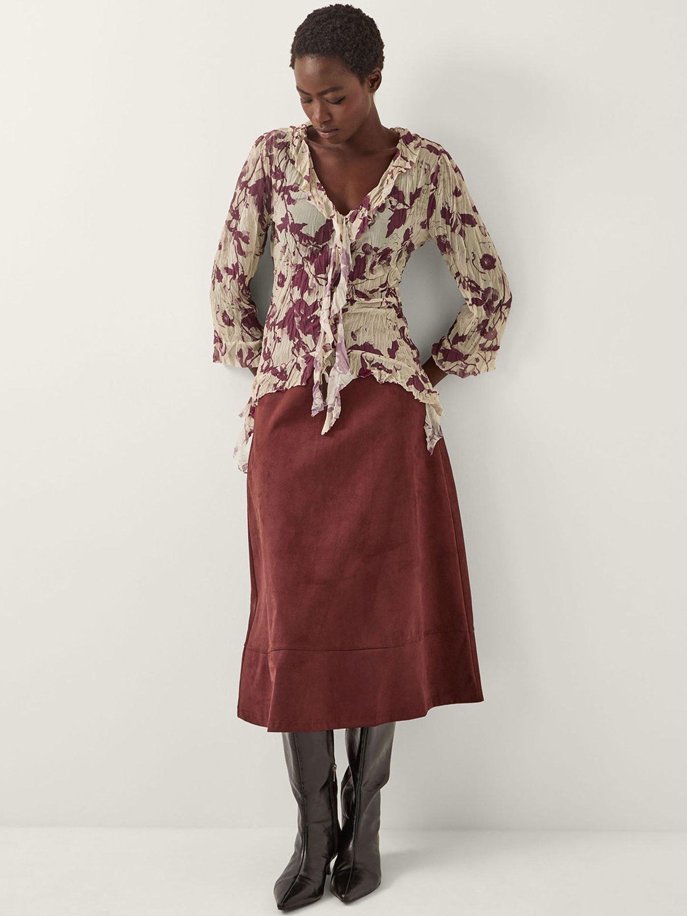 monsoon-bora-blurred-floral-top-brownfront