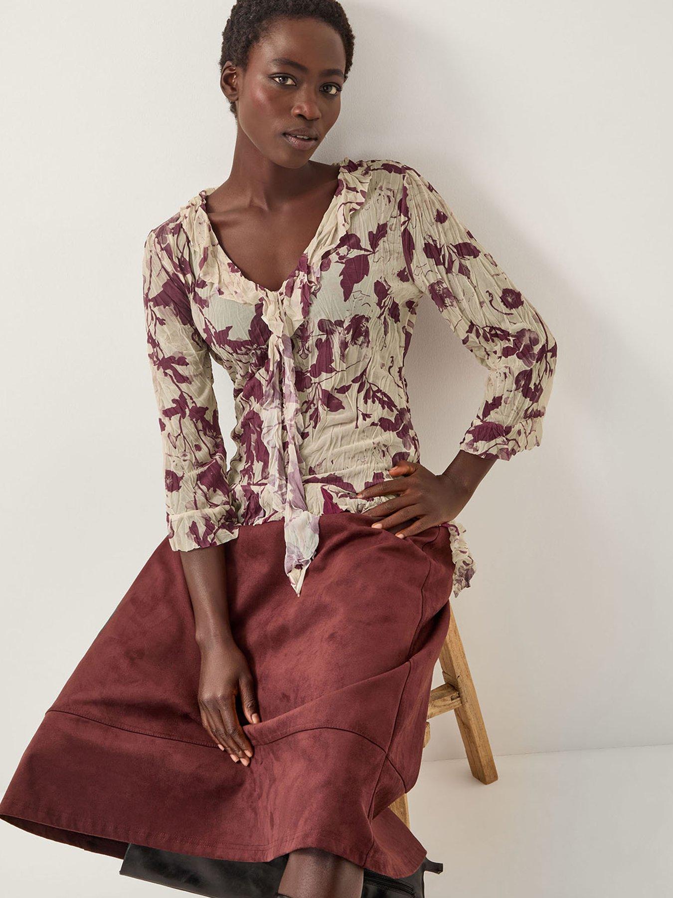 monsoon-bora-blurred-floral-top-brownback