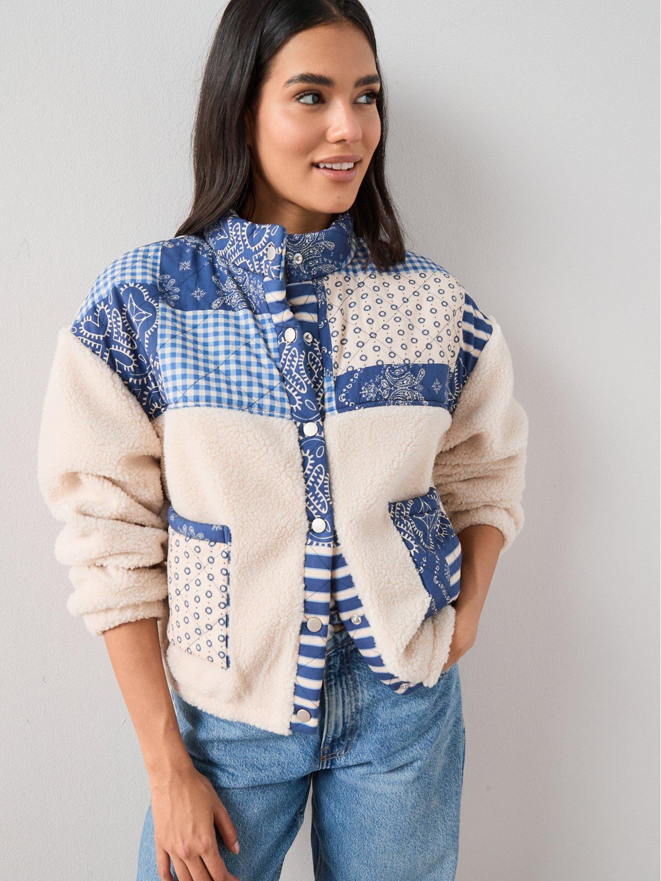 the-very-collection-quilted-patchwork-borg-bomber-jacket-cream