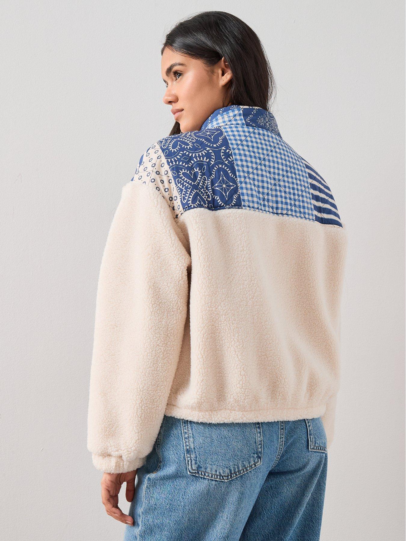the-very-collection-quilted-patchwork-borg-bomber-jacket-creamstillFront