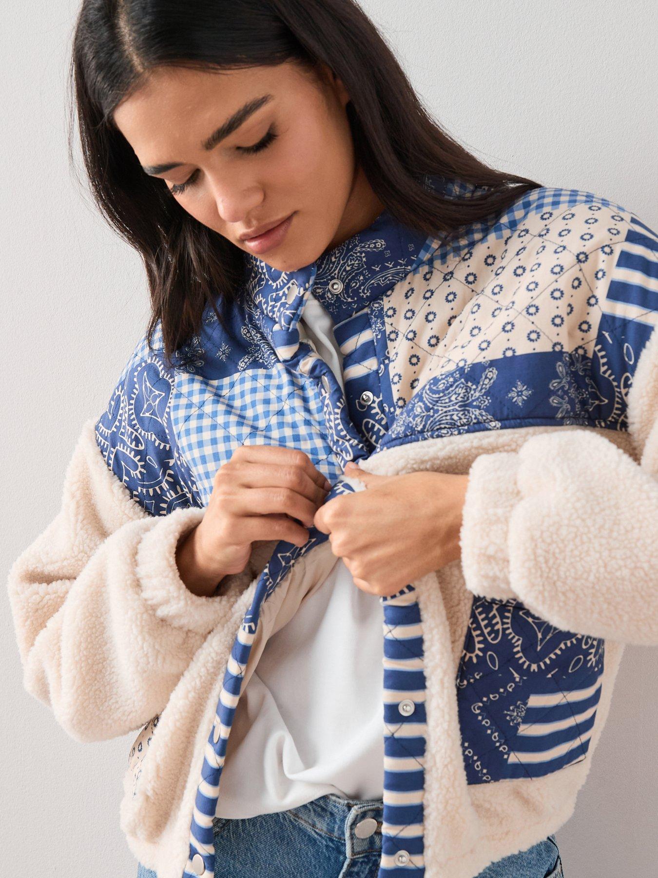 the-very-collection-quilted-patchwork-borg-bomber-jacket-creamdetail