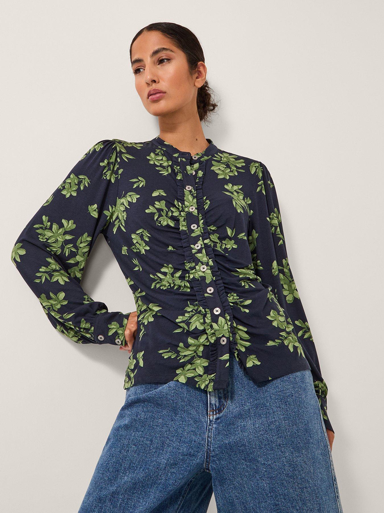 Monsoon Joules Print Jersey Shirt - Navy
