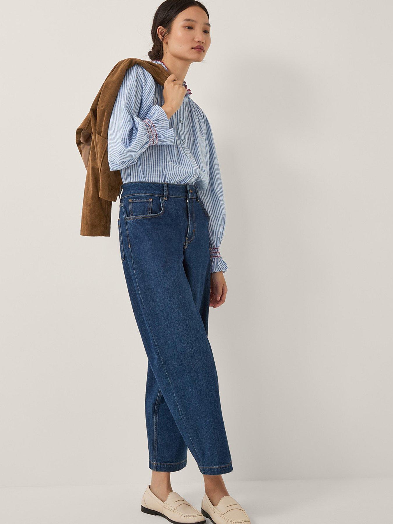 Monsoon Maeve Stripe Shirt - Blue