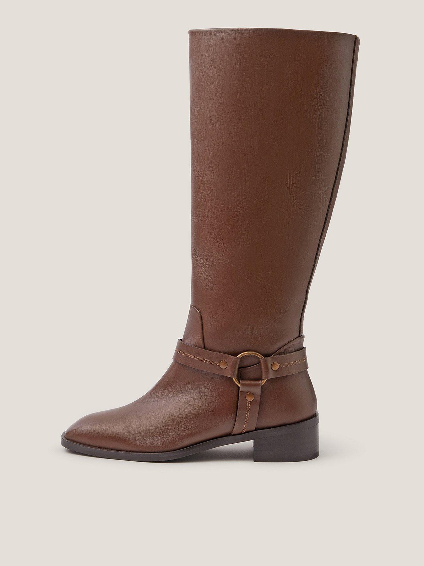 monsoon-arlo-buckle-strap-boots-brown