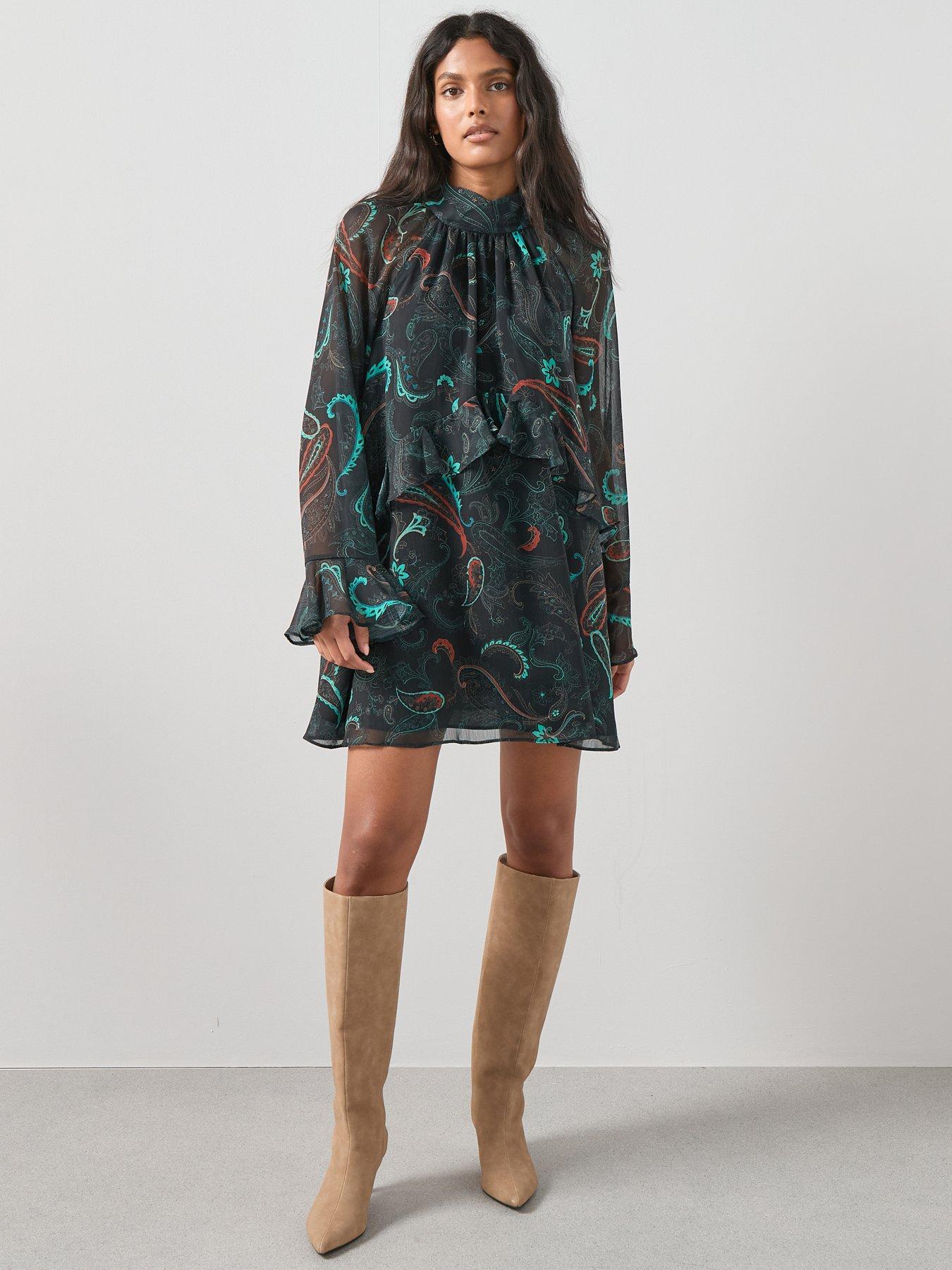 the-very-collection-printed-chiffon-mini-dress-print