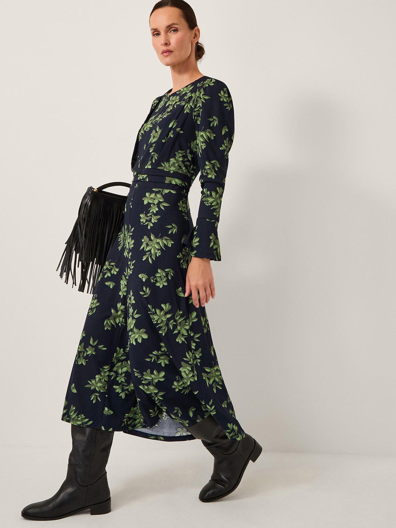 Monsoon Joules Print Jersey Dress - Navy
