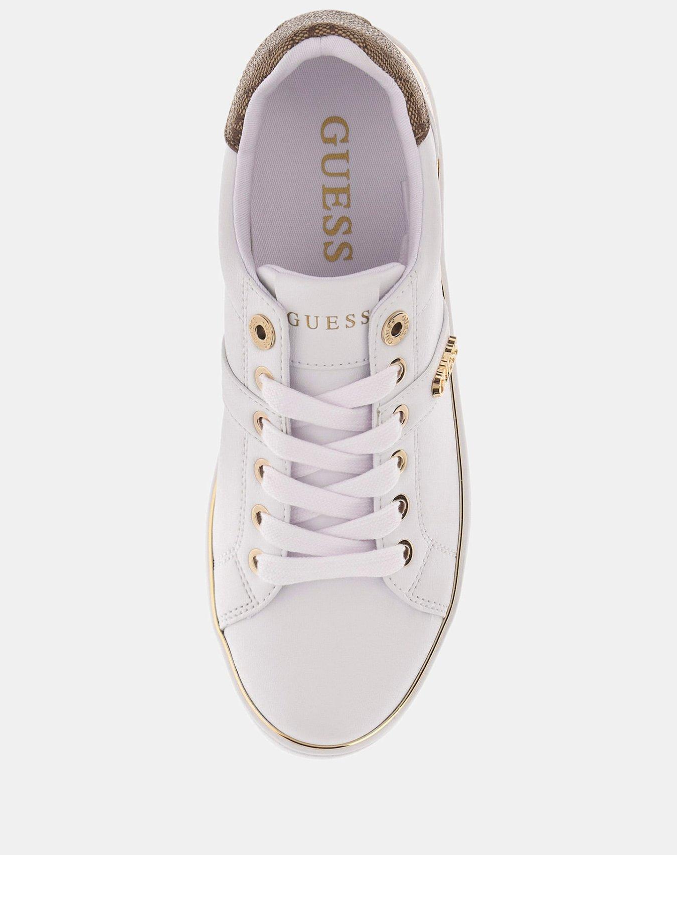 Image 3 of 5 of Guess Britz Trainers - White